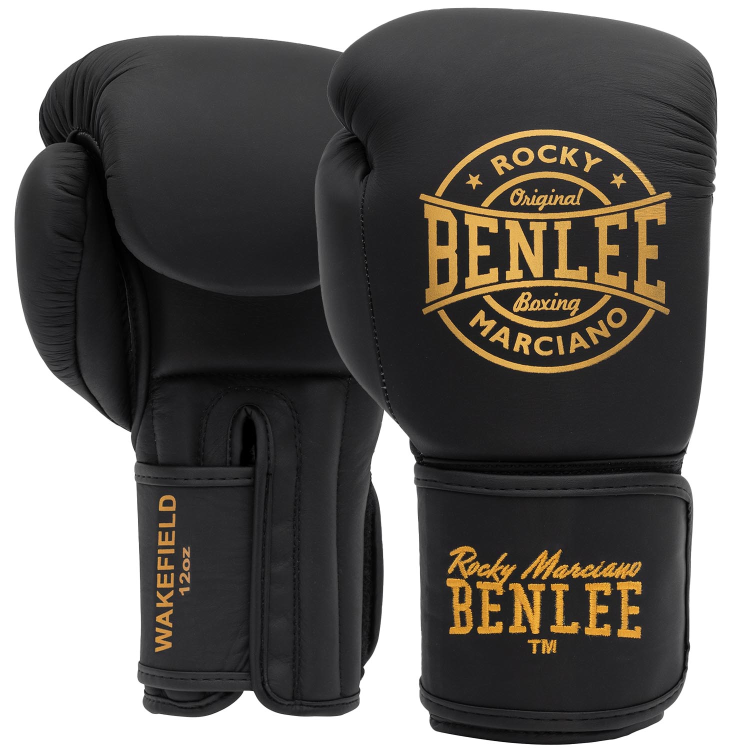 BENLEE Boxhandschuhe, Wakefield, schwarz, 16 Oz