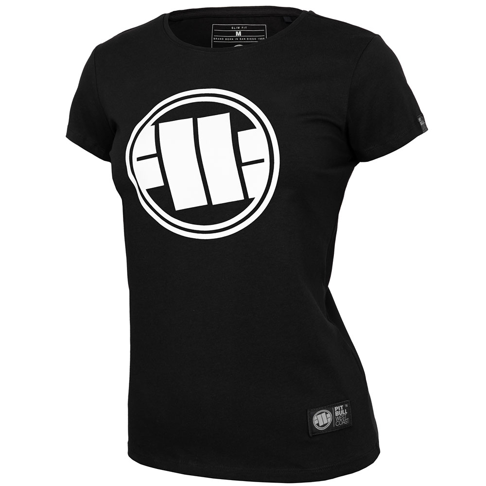 Pit Bull West Coast T-Shirt, Damen, Big Logo, schwarz