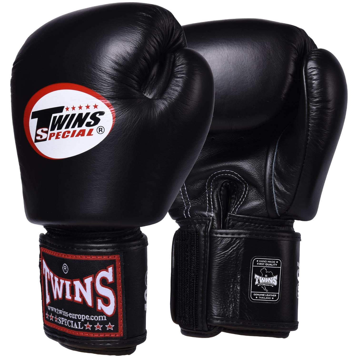 TWINS Special Boxing Gloves, Leather, BGVL-3, black, 10 Oz