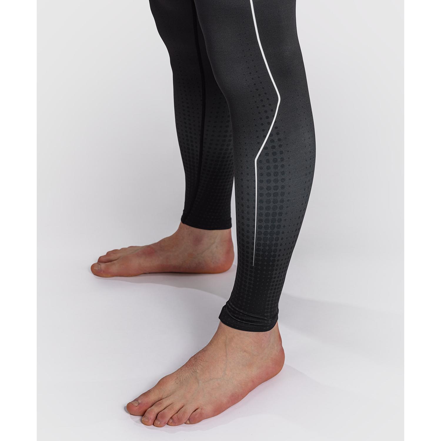 VENUM Compression Pants, Stealth, black-white, XXL
