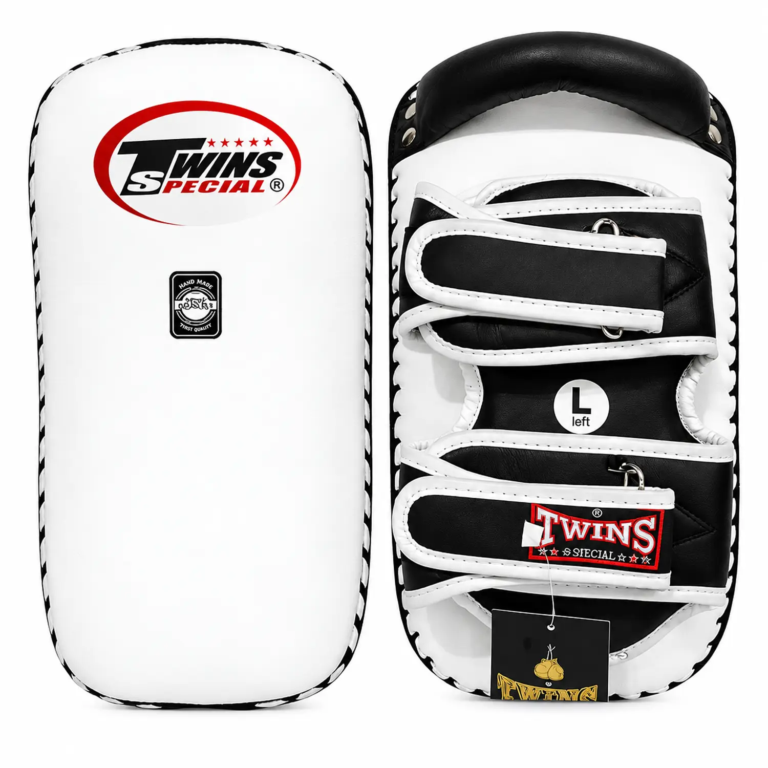 TWINS Special Twins Kick Pads, KPL 12, M, white-black