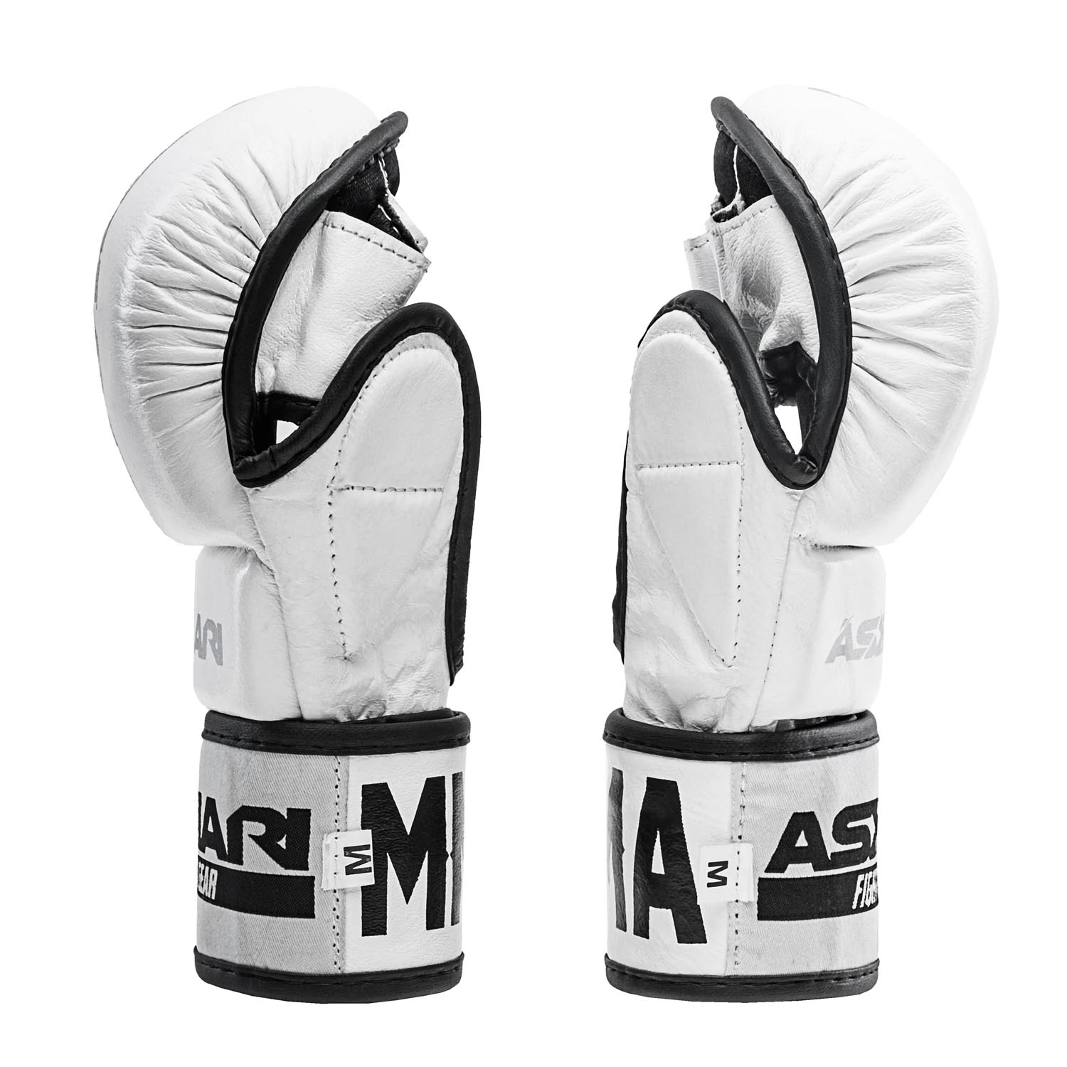 ASKARI MMA Sparring Gloves, Troublemaker, white-black, XL