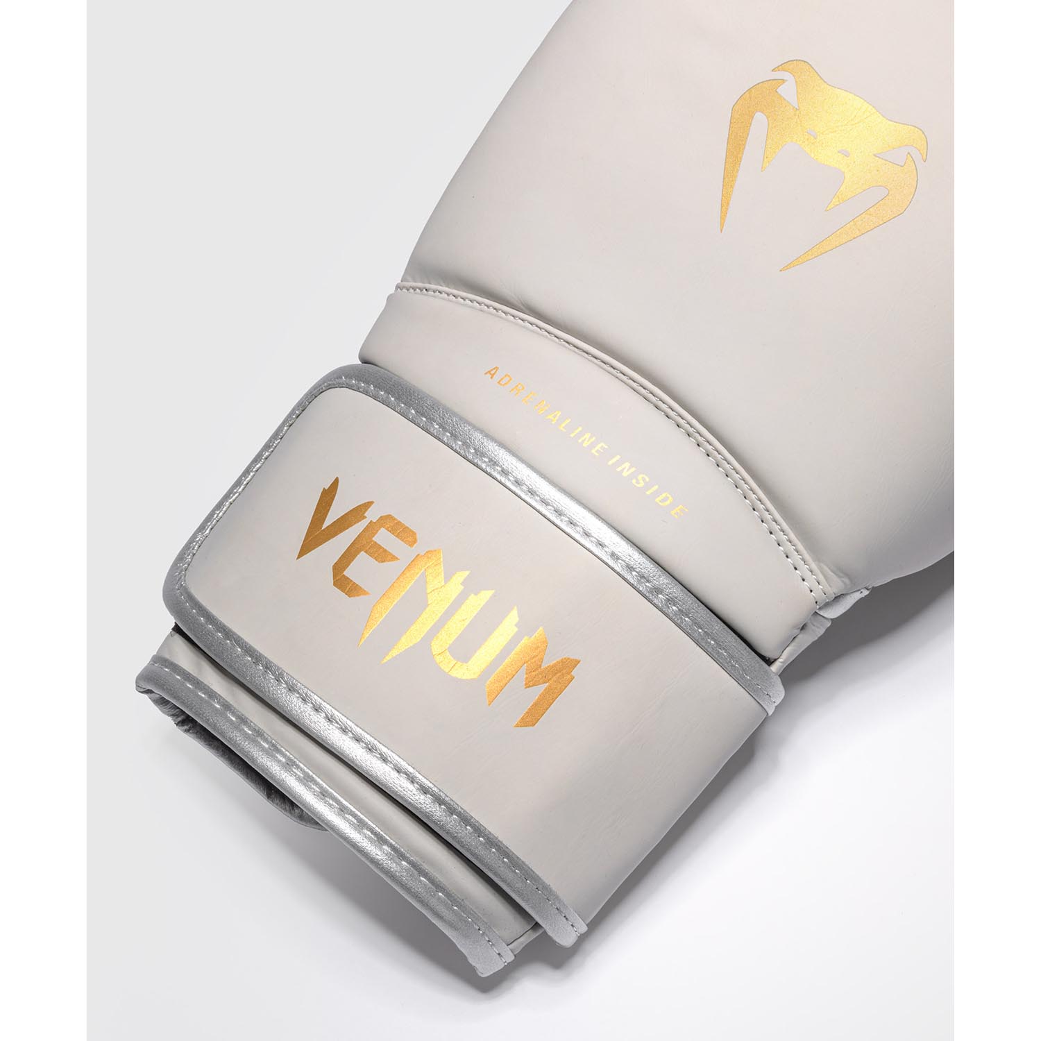 VENUM Boxing Gloves, Contender, 1.5, ivory-gold, 10 Oz