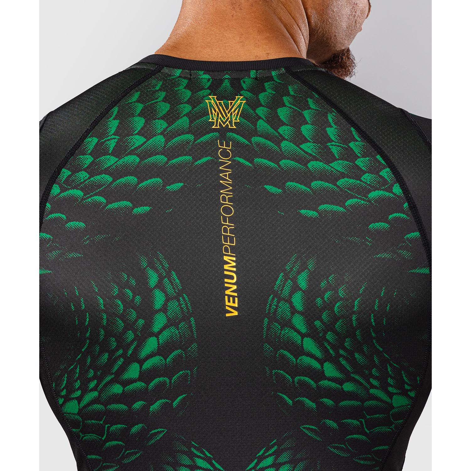 VENUM Rashguard, S/S, Matupa, black-green-gold, M