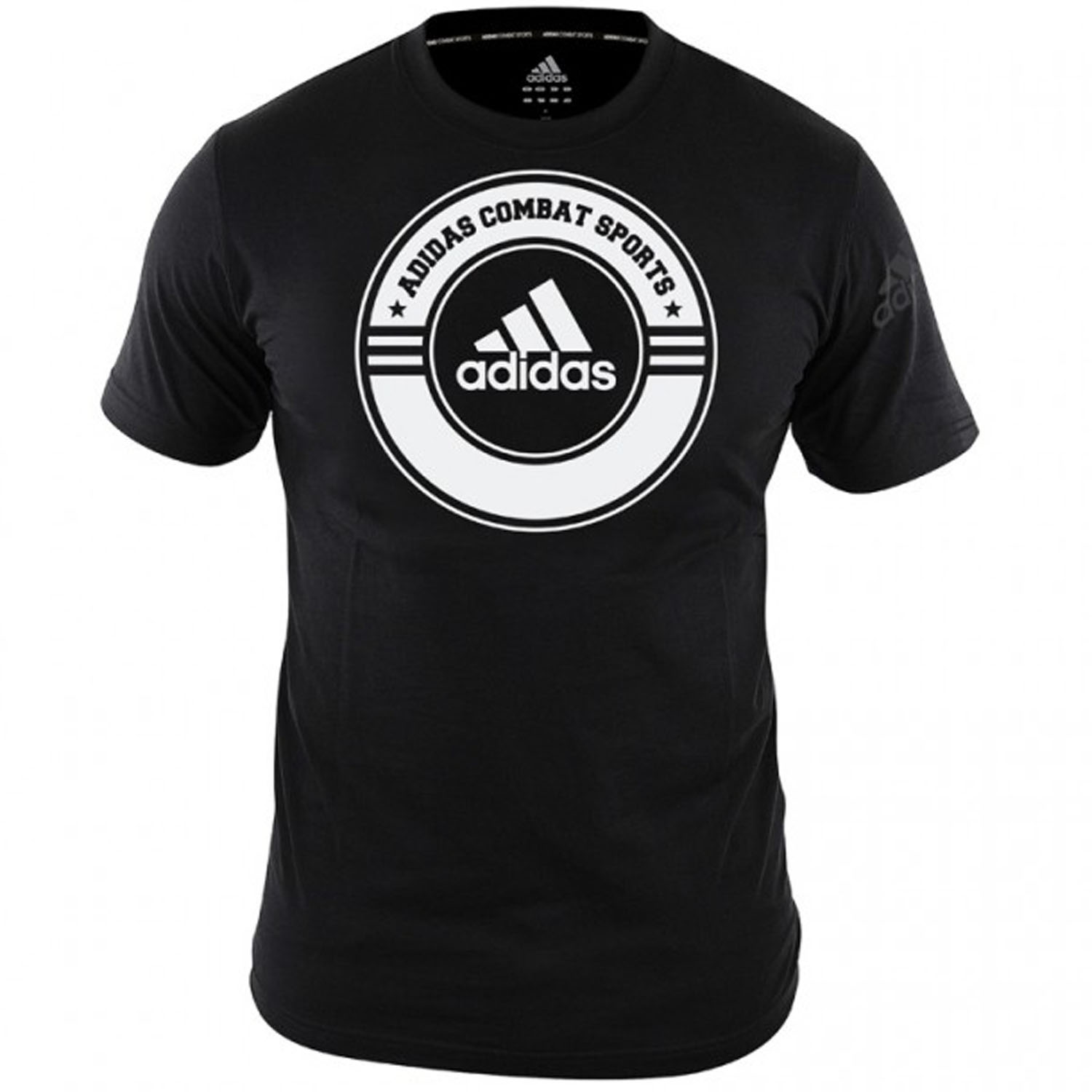 adidas T-Shirt, Combat Sports, schwarz-weiß