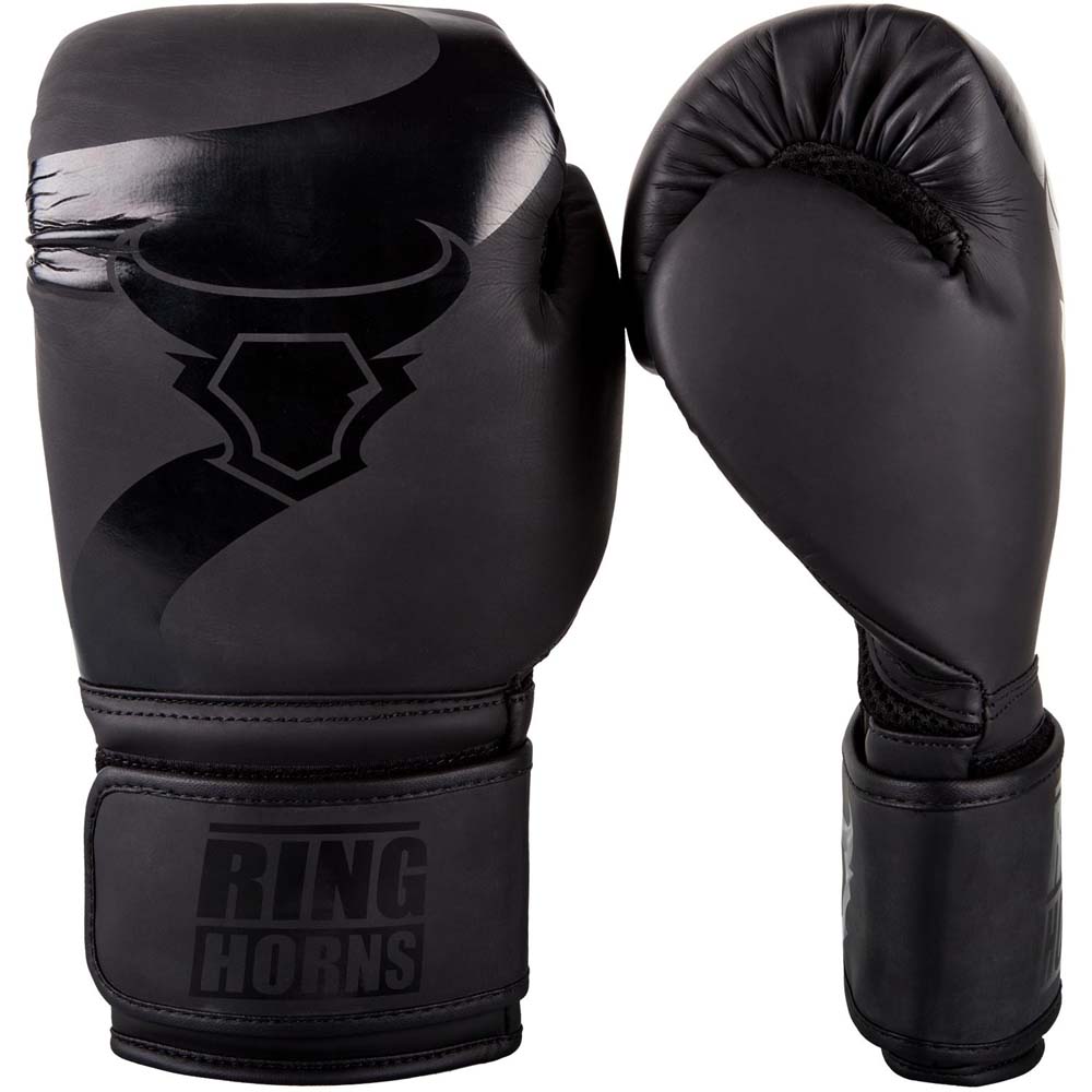 Ringhorns Boxhandschuhe, Charger, schwarz-matt