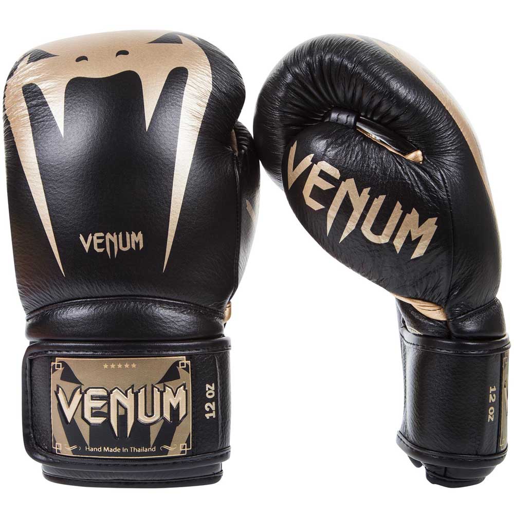 VENUM Boxing Gloves, Giant 3.0, black-gold, 12 Oz