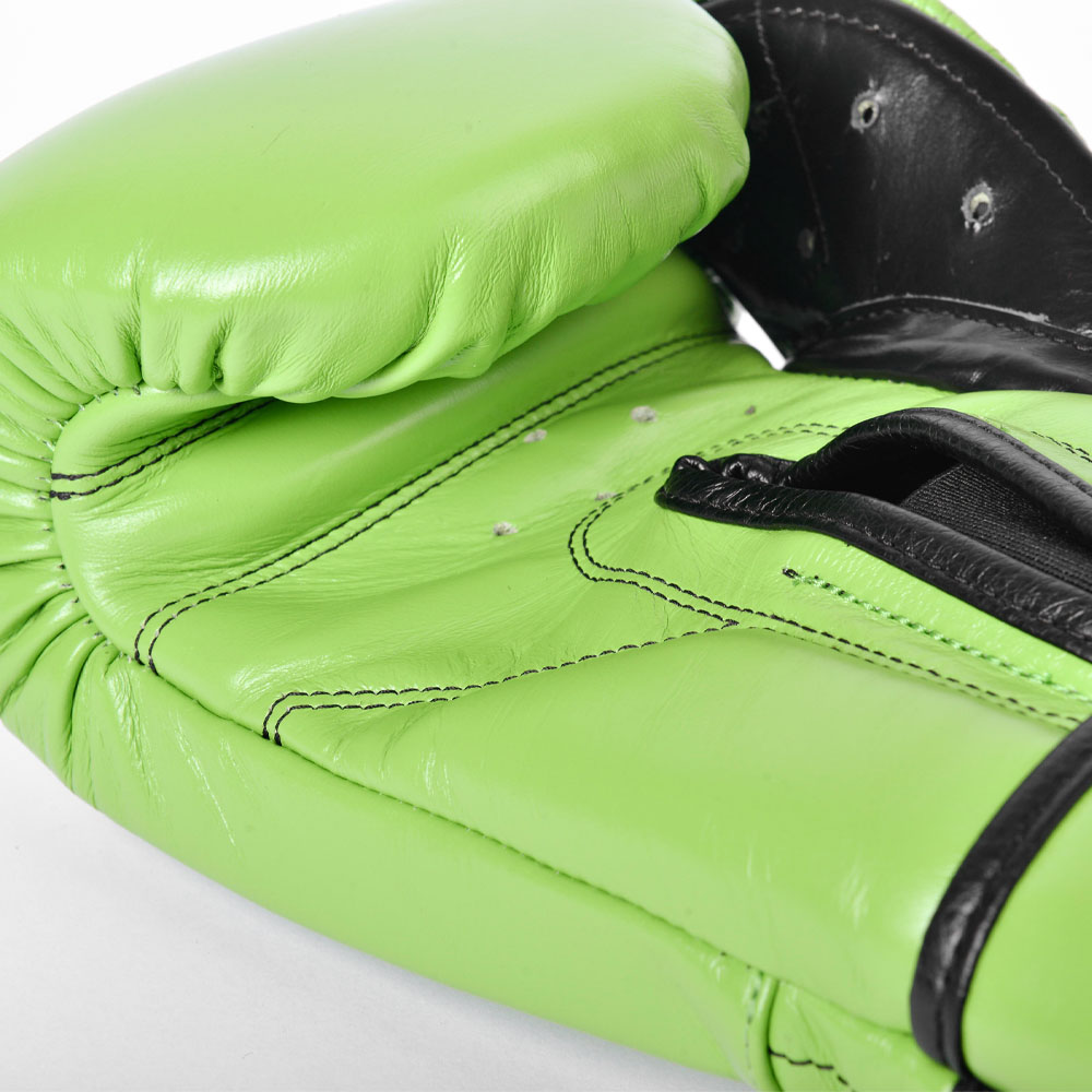 Cleto Reyes Boxing Gloves, Velcro Sparring, green, 14 Oz