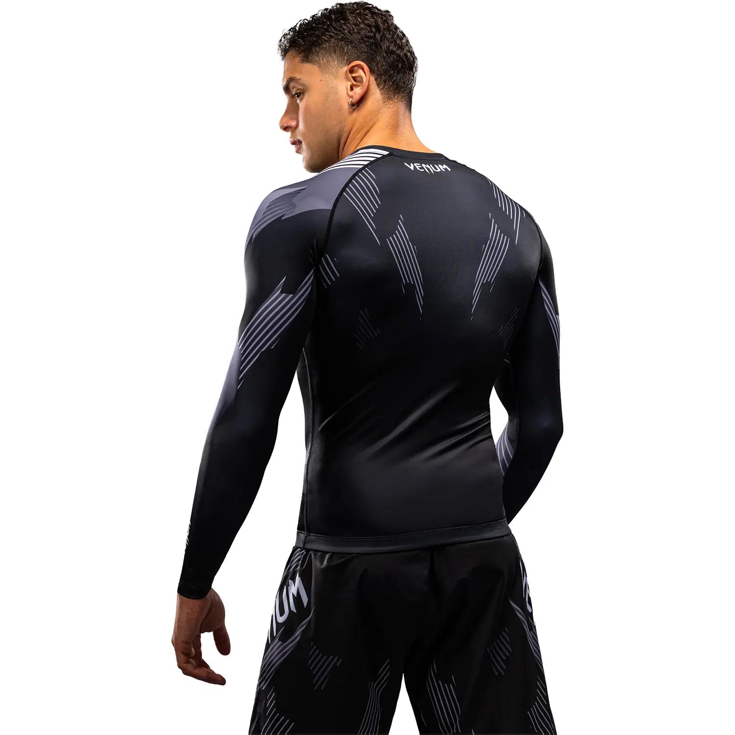 VENUM Rashguard, L/S, No Gi 6.0, black-white, XXL