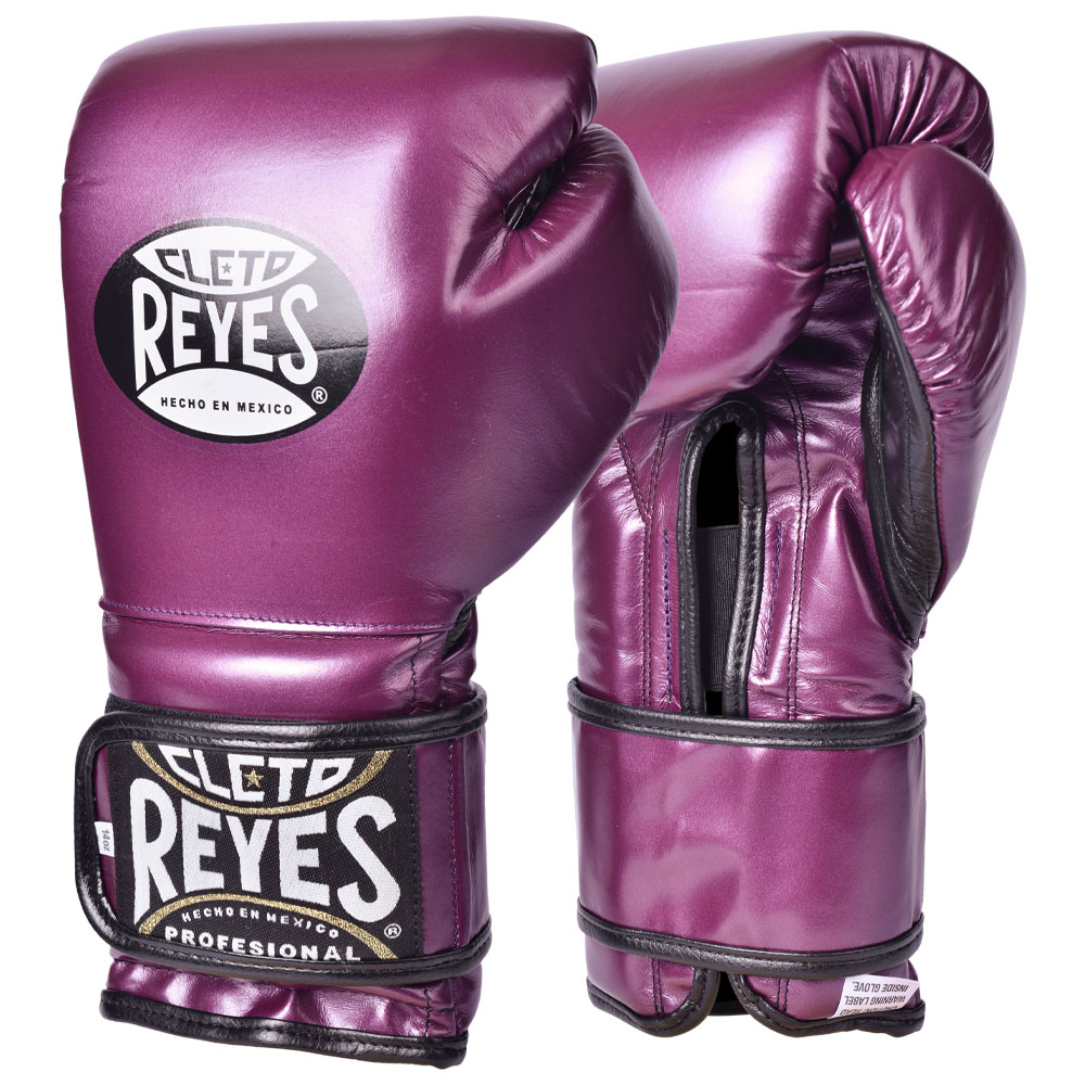 Cleto Reyes Boxing Gloves, Velcro Sparring, purple, 12 Oz