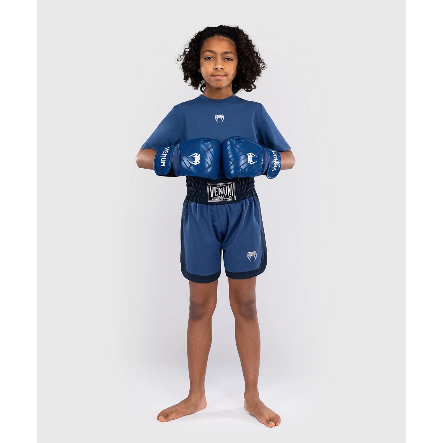 VENUM Boxing Shorts, Kids, Inferno, blue, 14 J