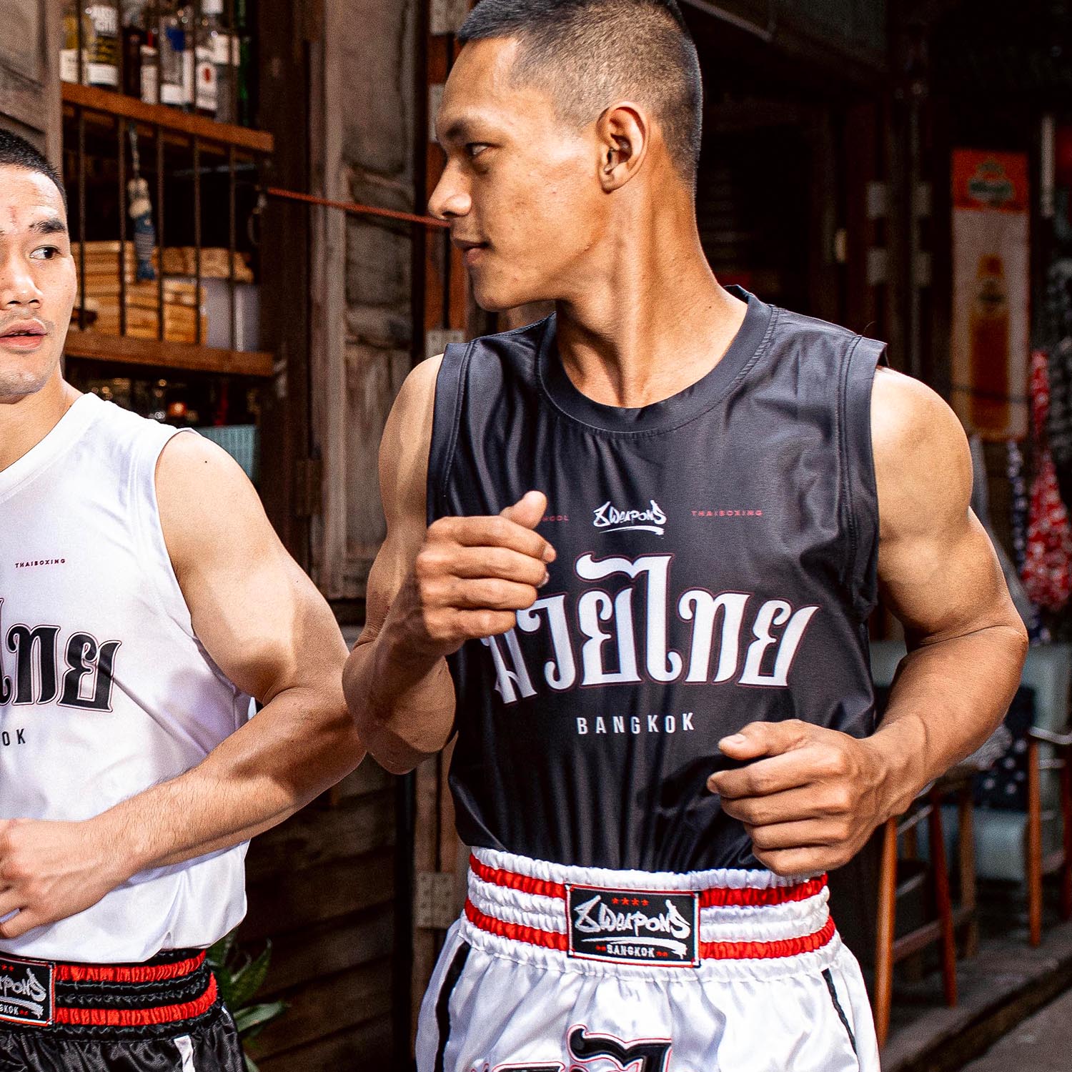 8 WEAPONS Functional Tank Top, Bangkok, black-white, M