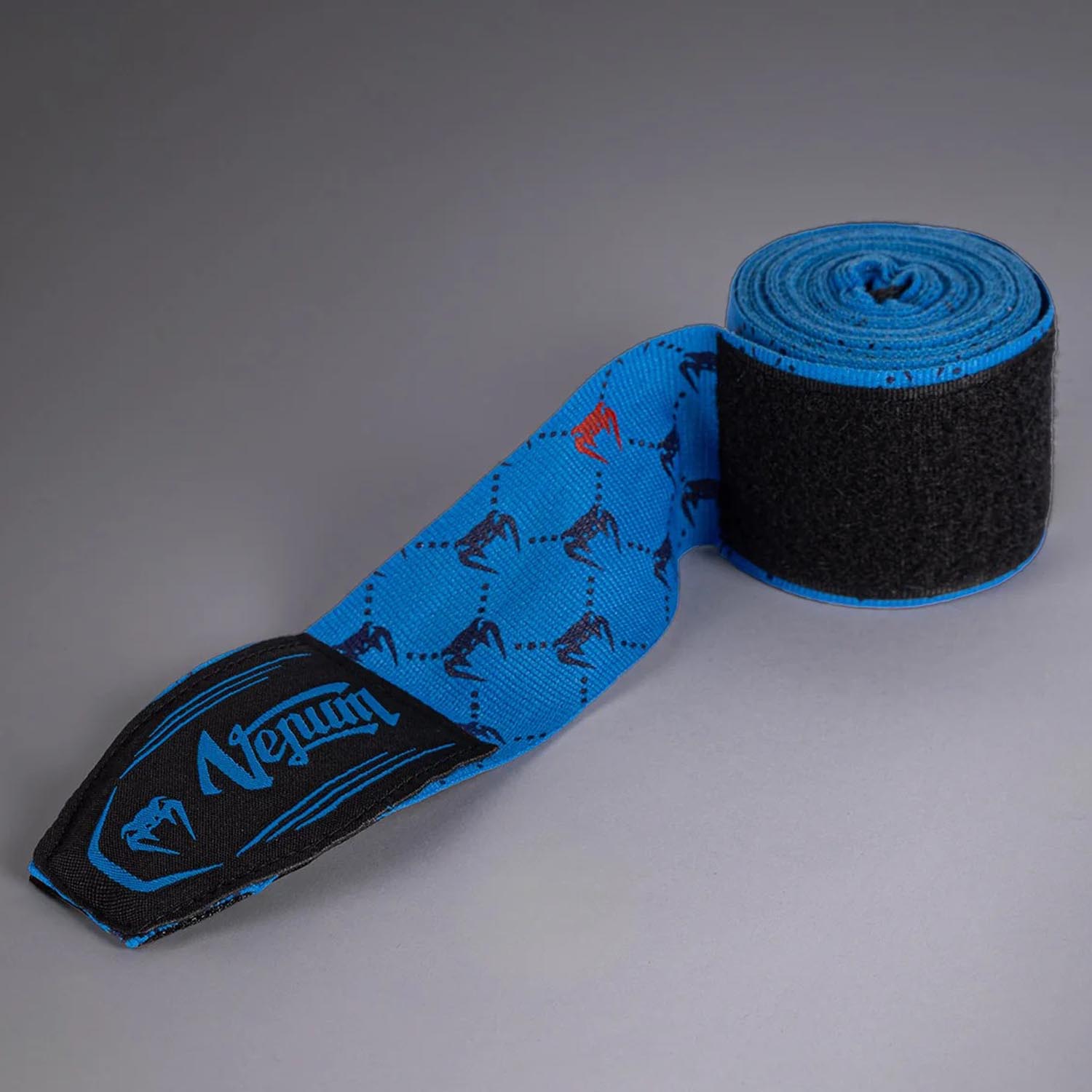VENUM Handwraps, Monogram Advanced, semi elastic, 2.5 m, blue