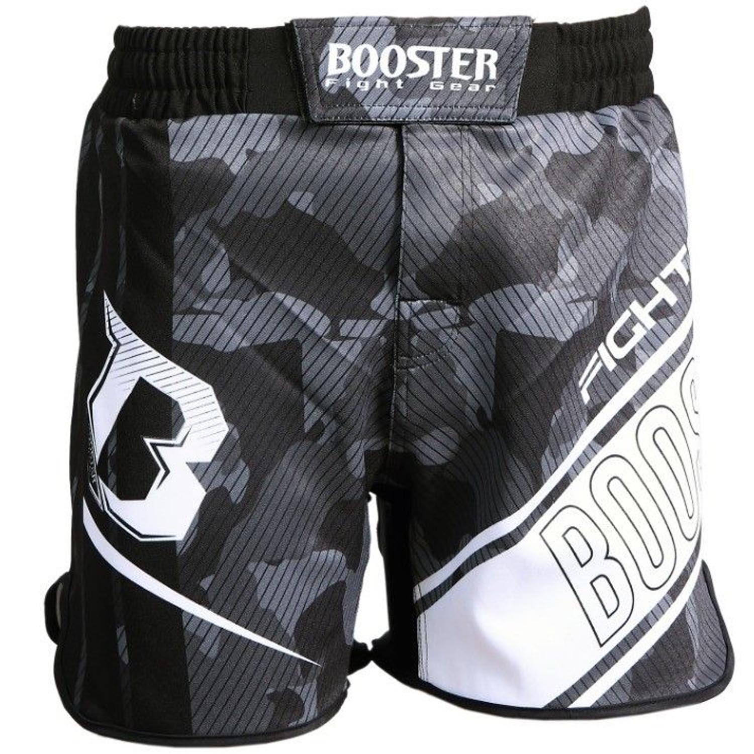 Booster MMA Fight Shorts, B Force 2, black-camo, S