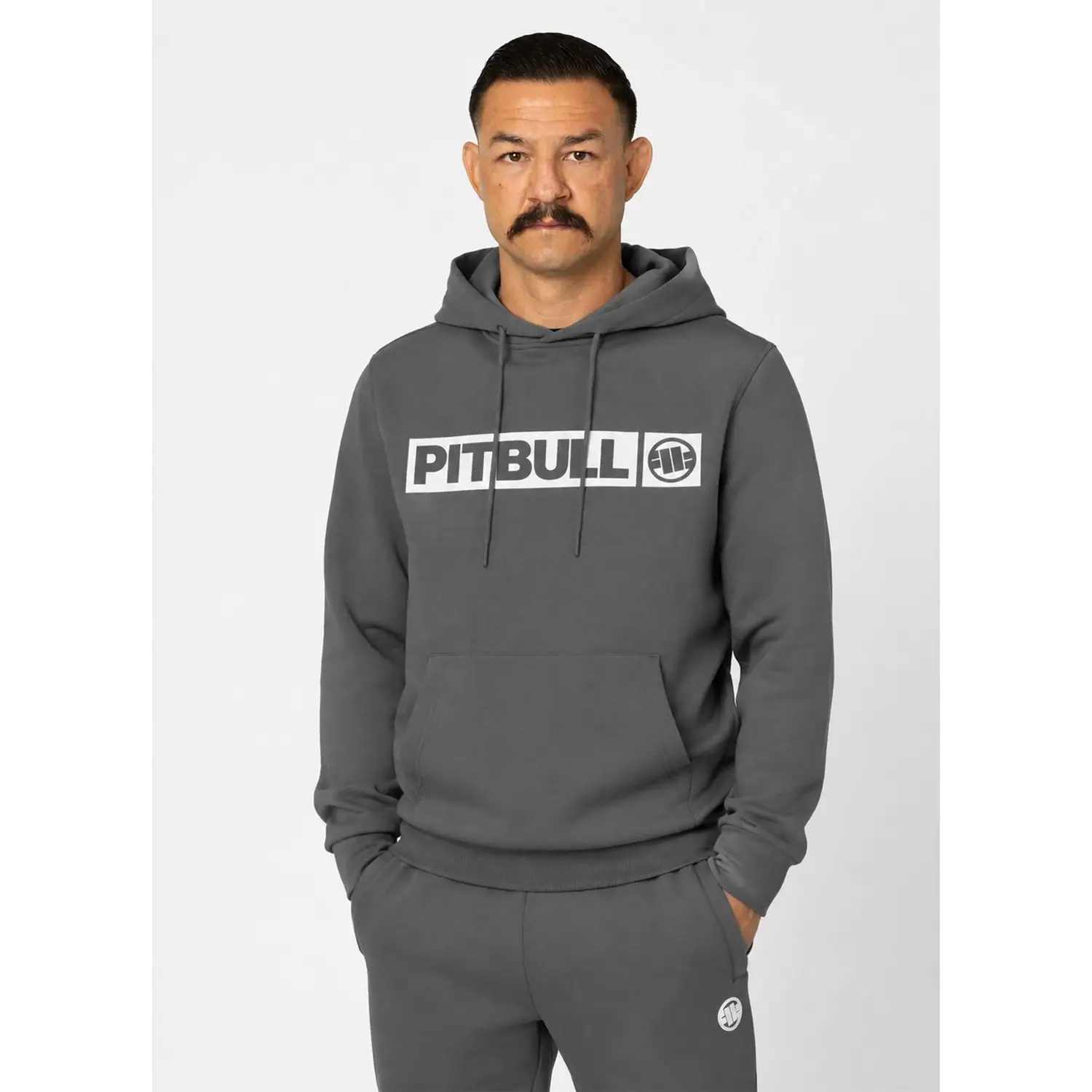 Pit Bull West Coast Hoody, Charger, grey