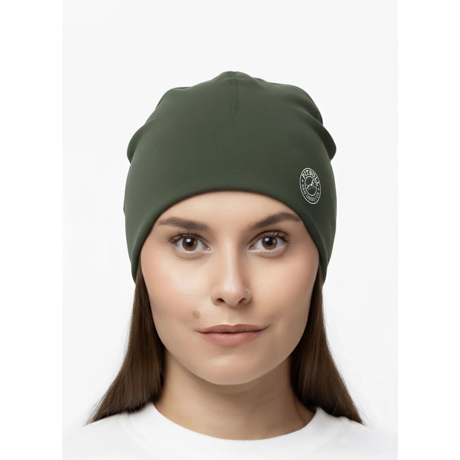 Pit Bull West Coast Beanie, San Diego, olive