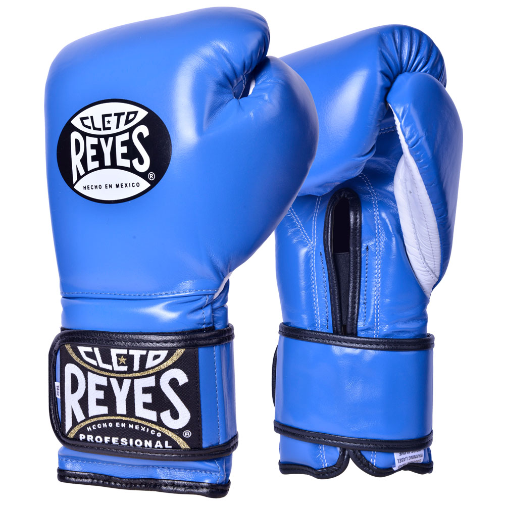 Cleto Reyes Boxhandschuhe, Klett Sparring, blau, 16 Oz