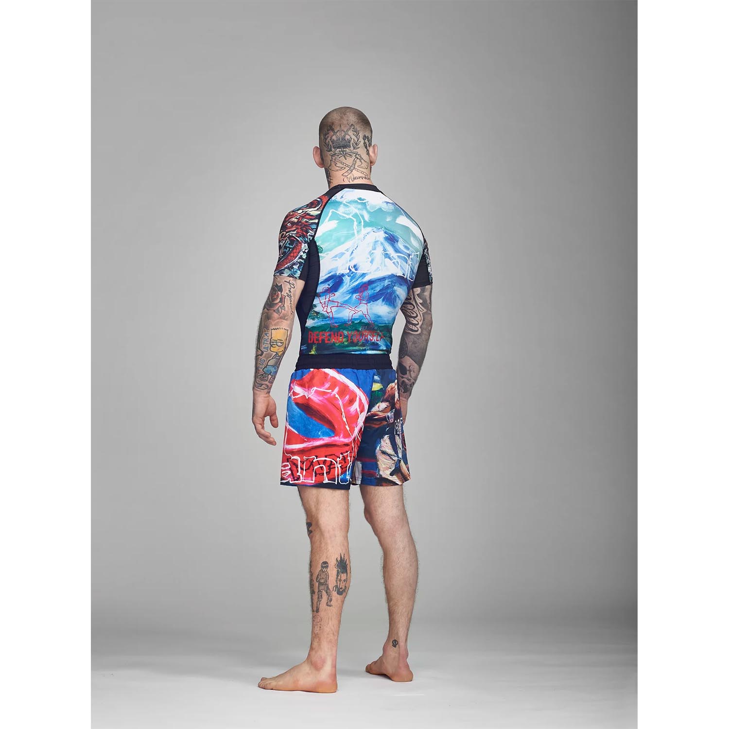 MANTO Rashguard, S/S, Ivo, black, XXL