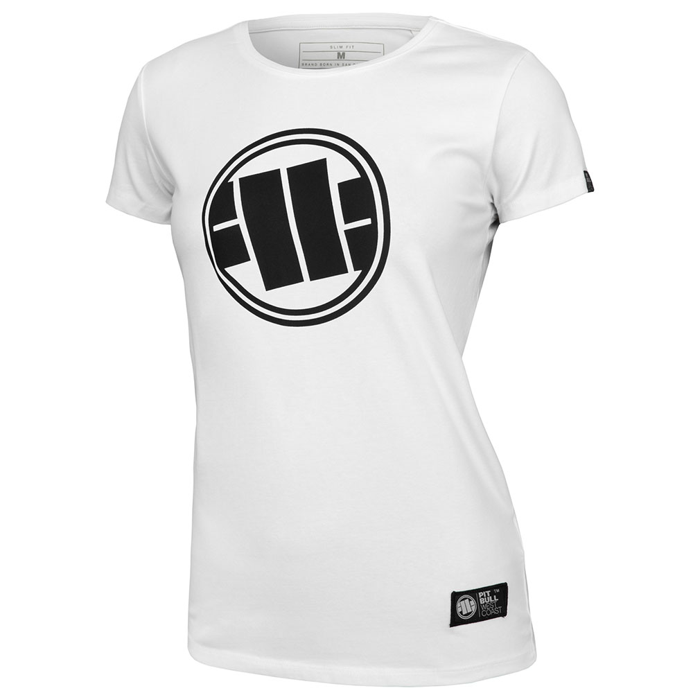 Pit Bull West Coast T-Shirt, Damen, Big Logo, weiß