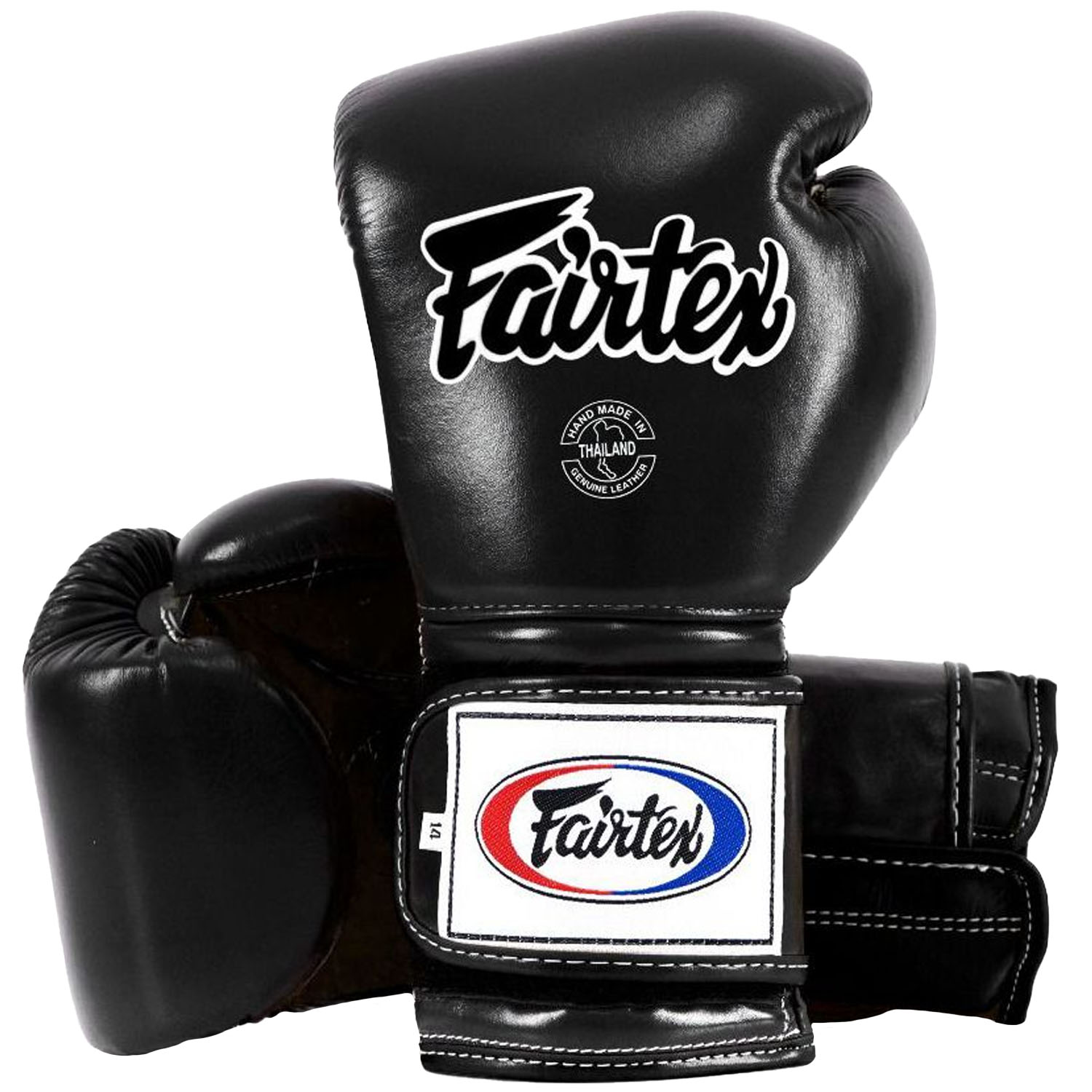 Fairtex Boxing Gloves, BGV9, Mexican Style, black, 12 Oz