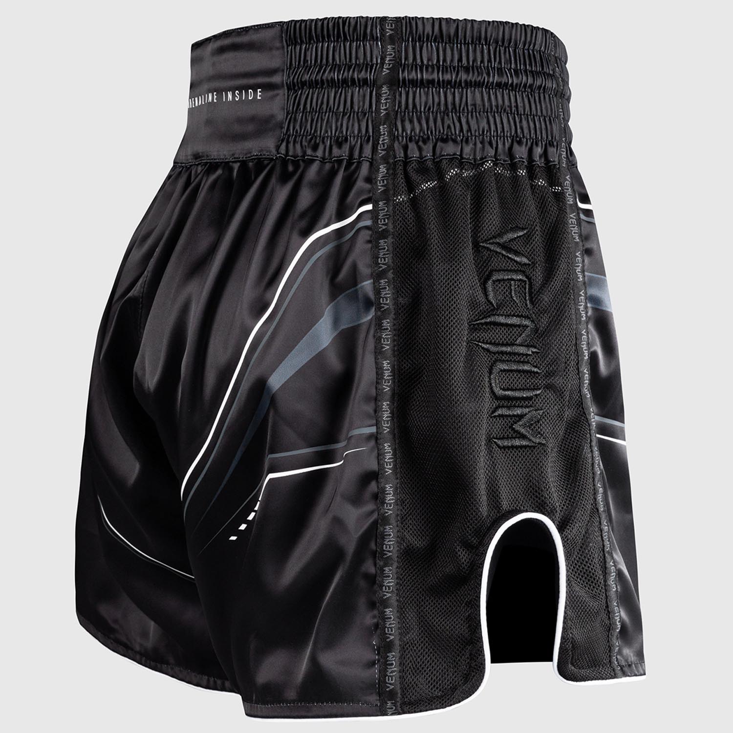 VENUM Muay Thai Shorts, Streamline, black-white, S