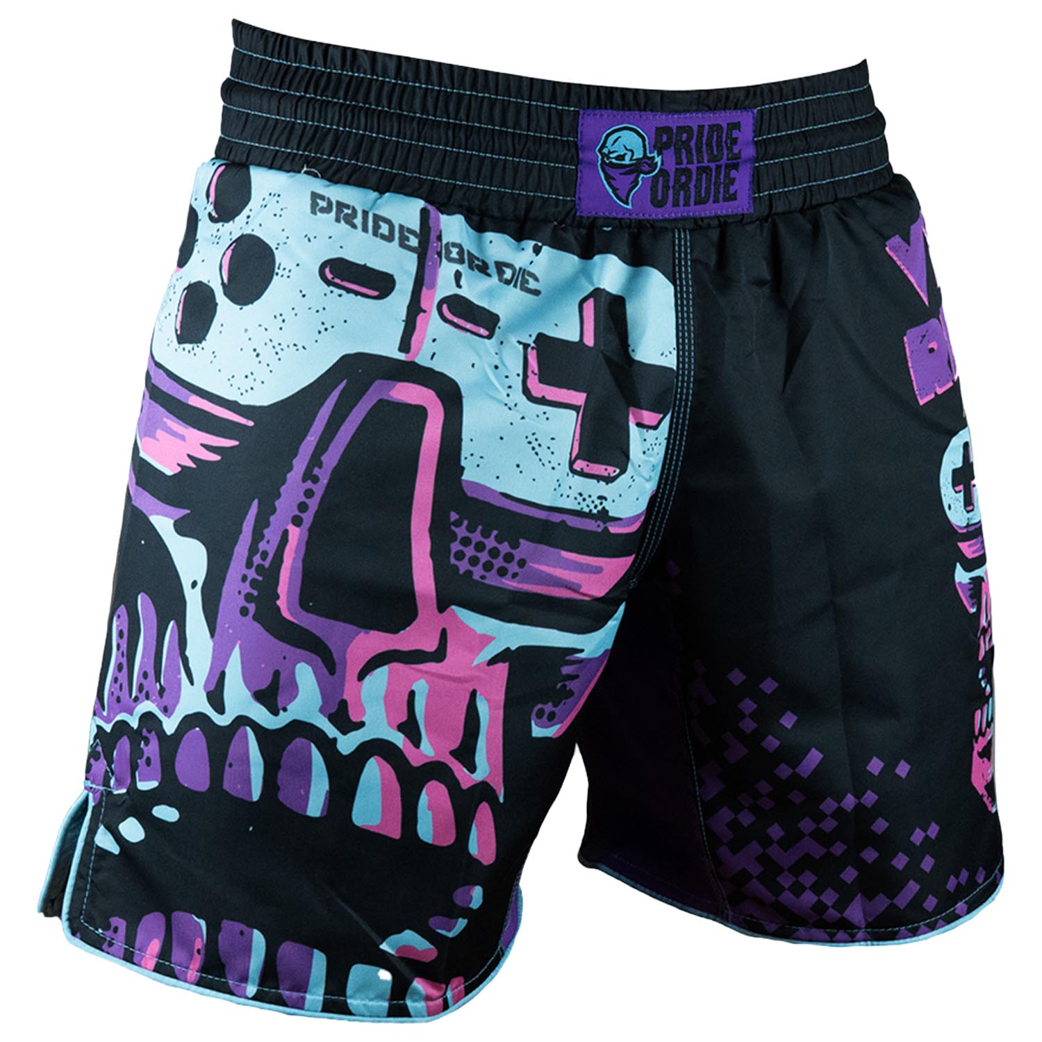 PRiDEorDiE MMA Fight Shorts, Violent Reality, black, XXL