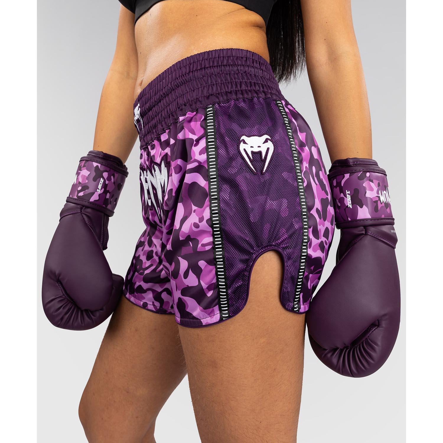 VENUM Muay Thai Shorts, Women, Iris, purple-pink, XS
