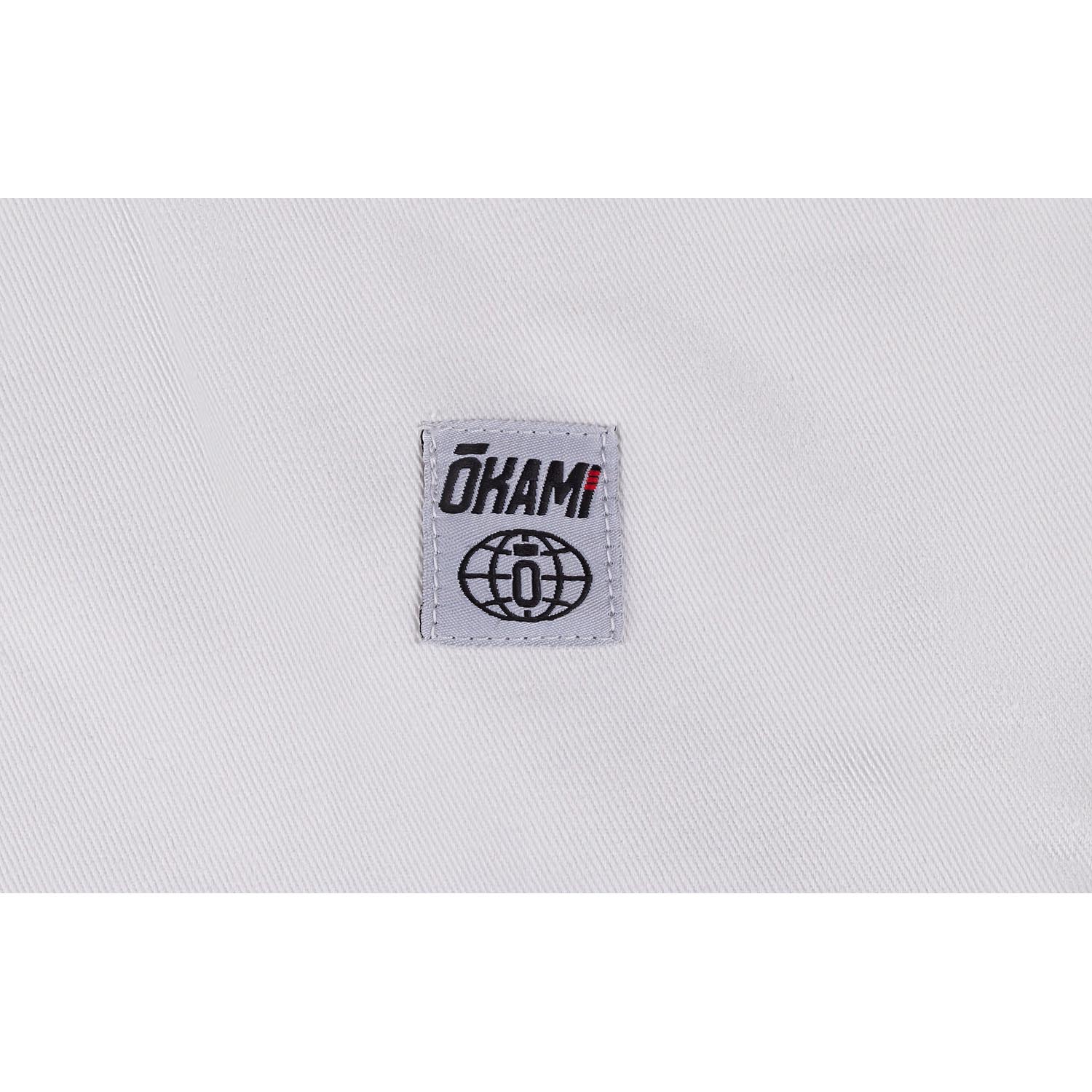 OKAMI BJJ GI, Enso, white, A4