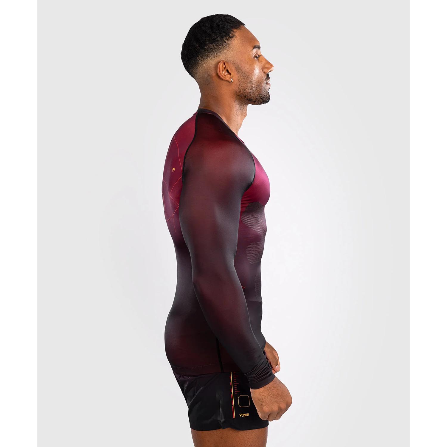 VENUM Rashguard, L/S, Tactical XT, winered-gold, XXL