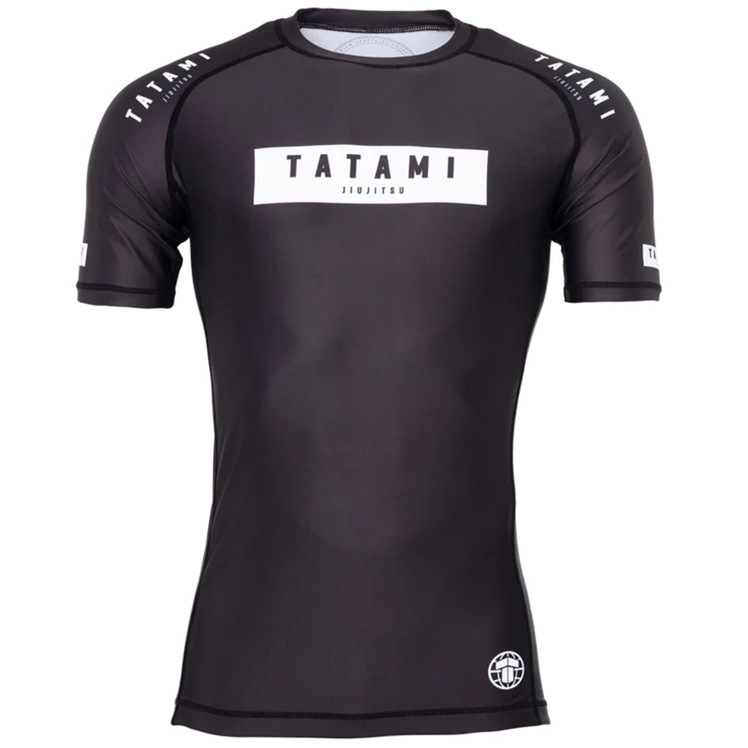 Tatami Rashguard, S/S, Athlete, black-white, S