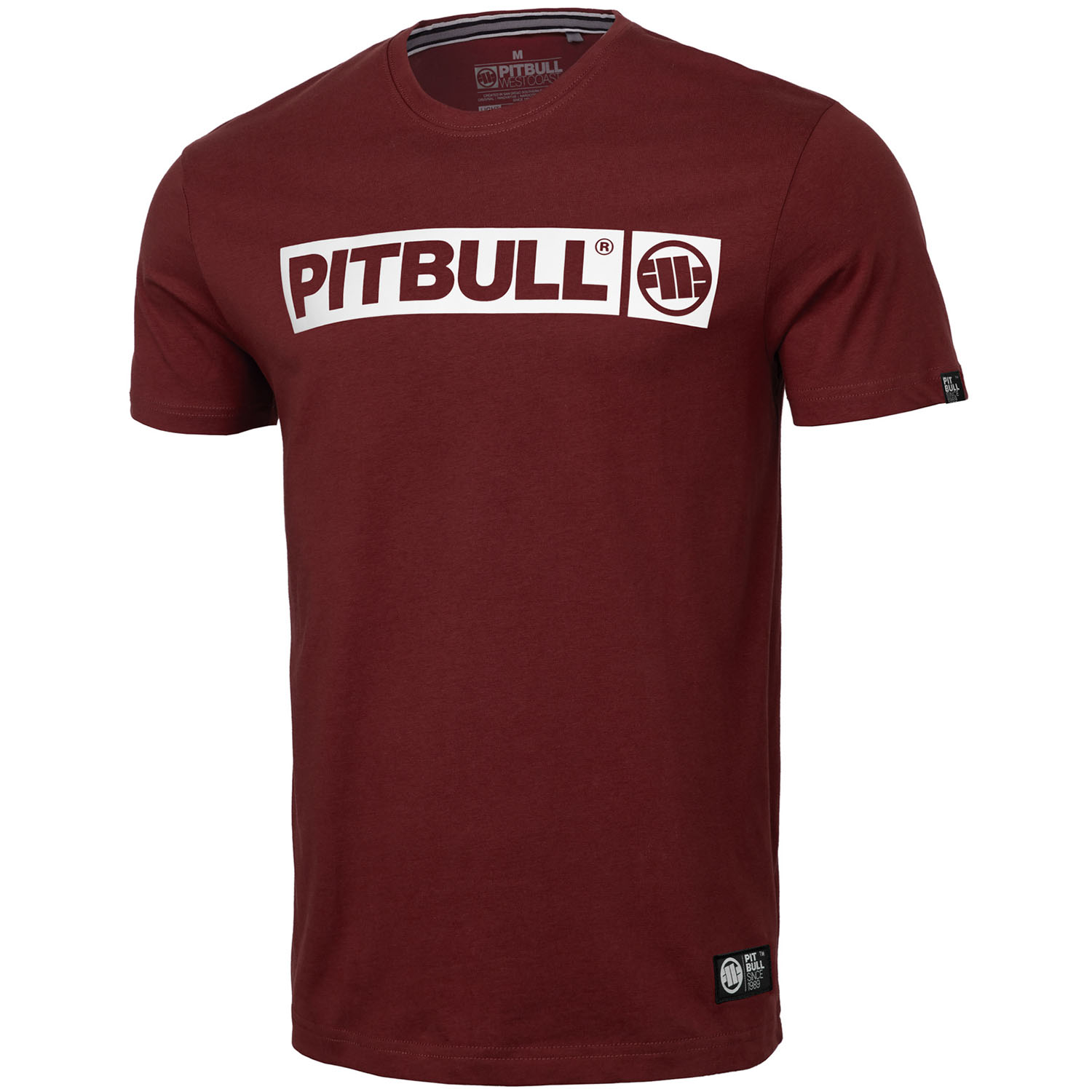 Pit Bull West Coast T-Shirt, Hilltop S70, weinrot