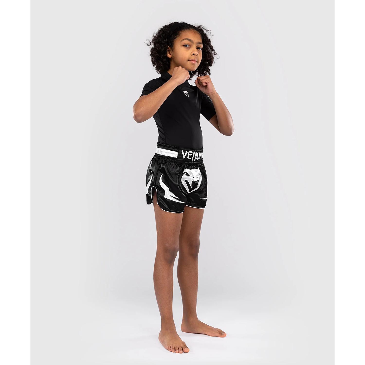 VENUM Muay Thai Shorts, Kids, Inferno, black, 14 J
