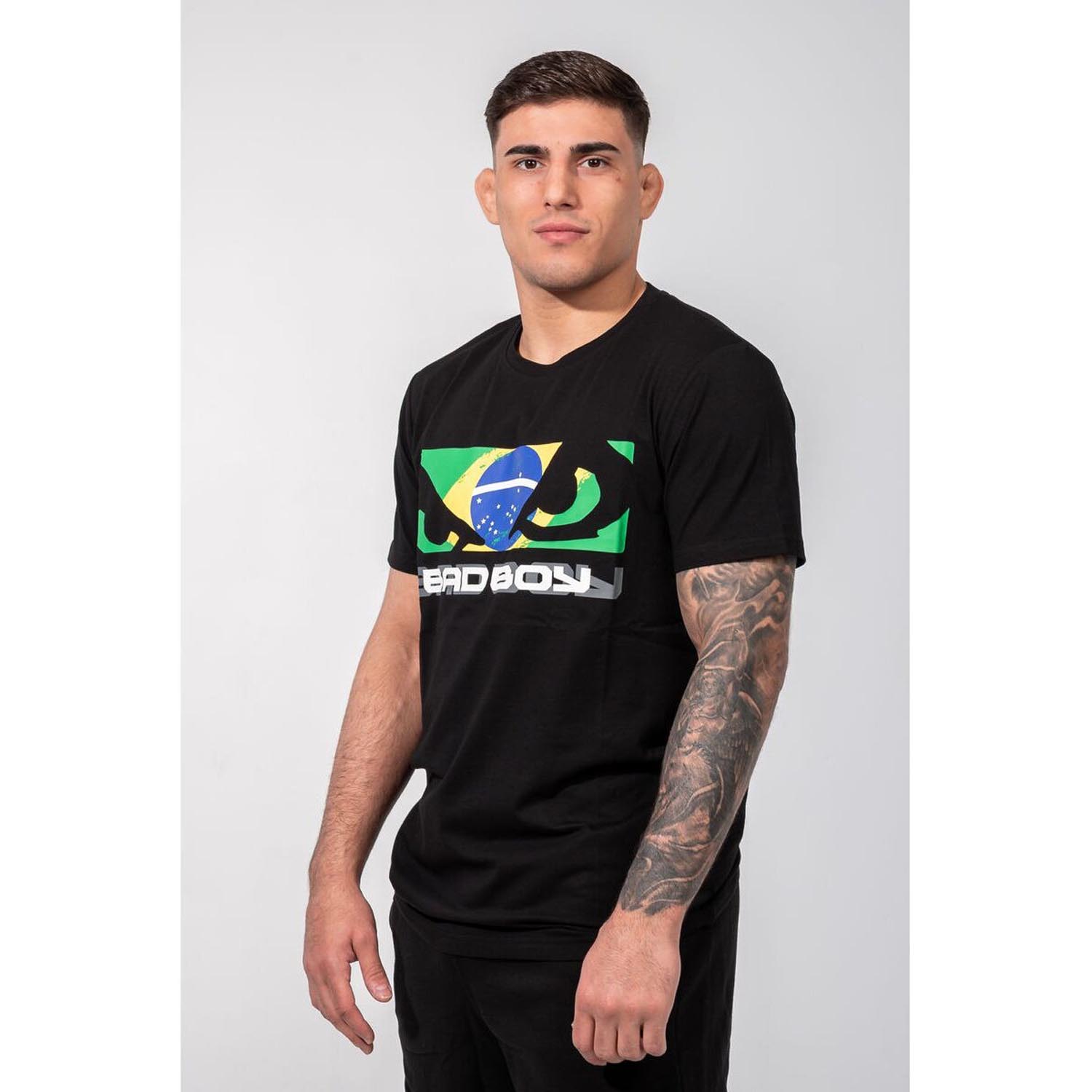 Bad Boy T-Shirt, Brazilian Flag, black, XXL