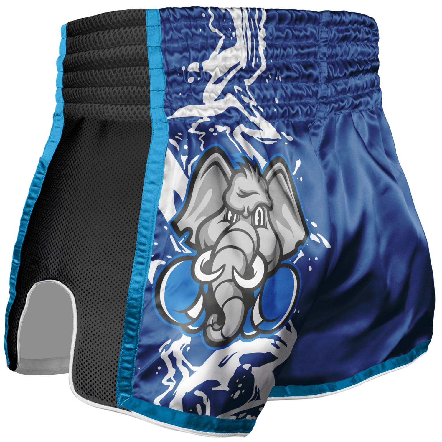 8 WEAPONS Muay Thai Shorts, Kids, Jipe, blue, 3-4 Y