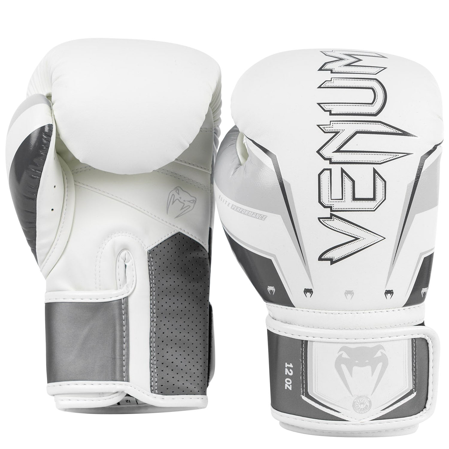 VENUM Boxing Gloves, Elite Evo, grey-white