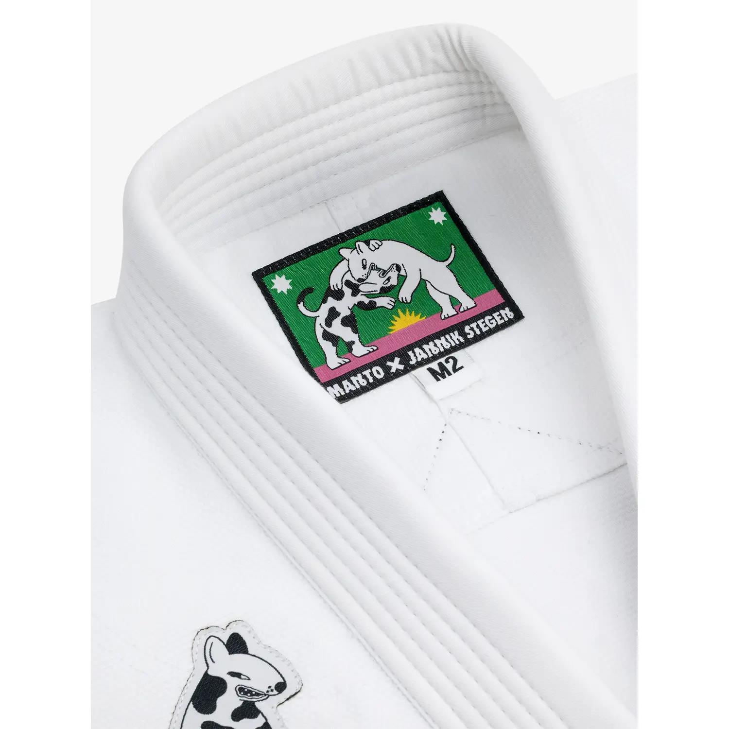 MANTO BJJ GI, Kids, Dogs, white, M4