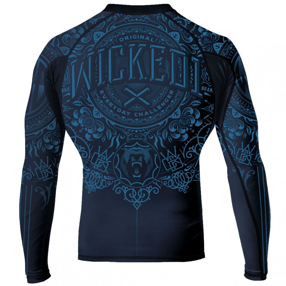 Wicked One Rashguard, L/S, Brain, navy, M | Sale