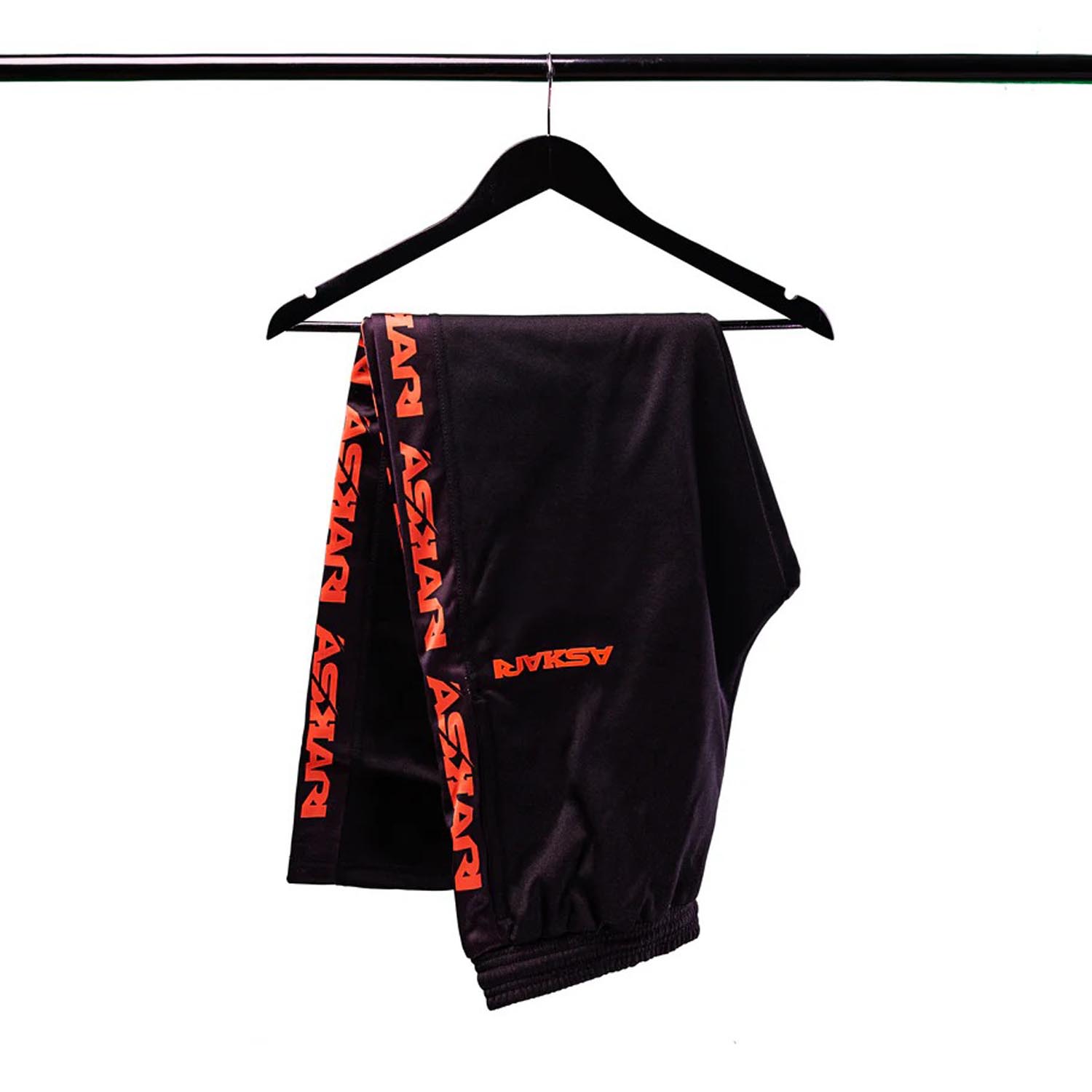 ASKARI Jogging Suit, Ochoa, black-orange, XXL