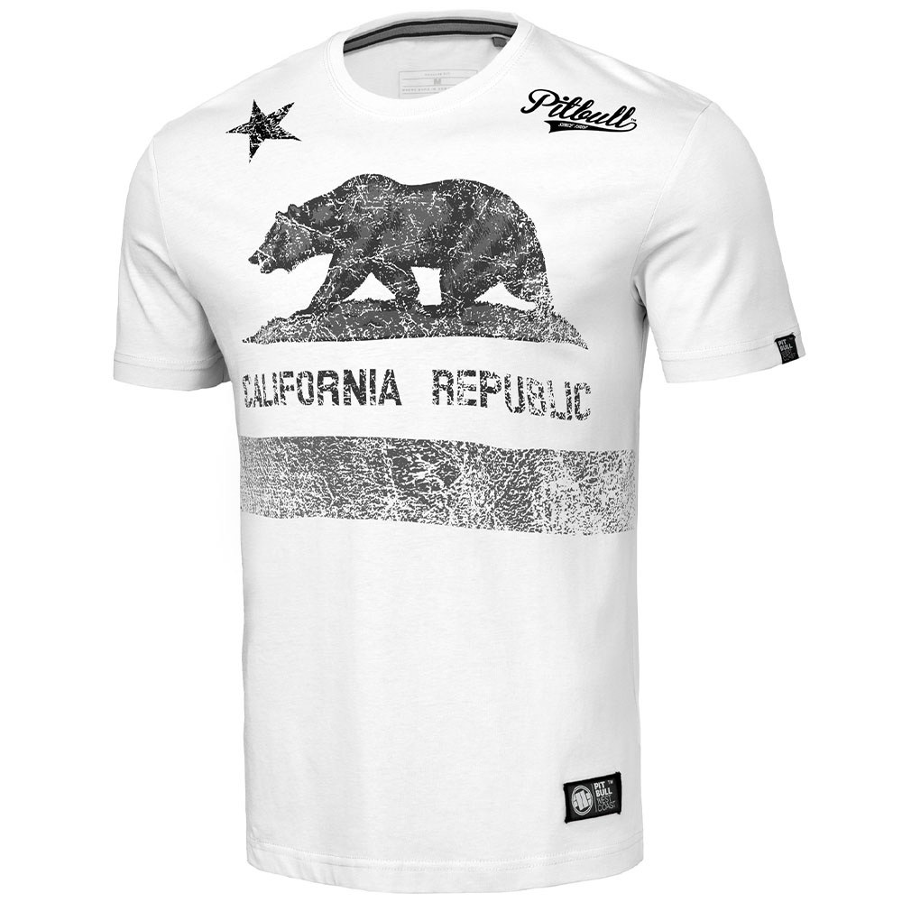 Pit Bull West Coast T-Shirt, California, weiß