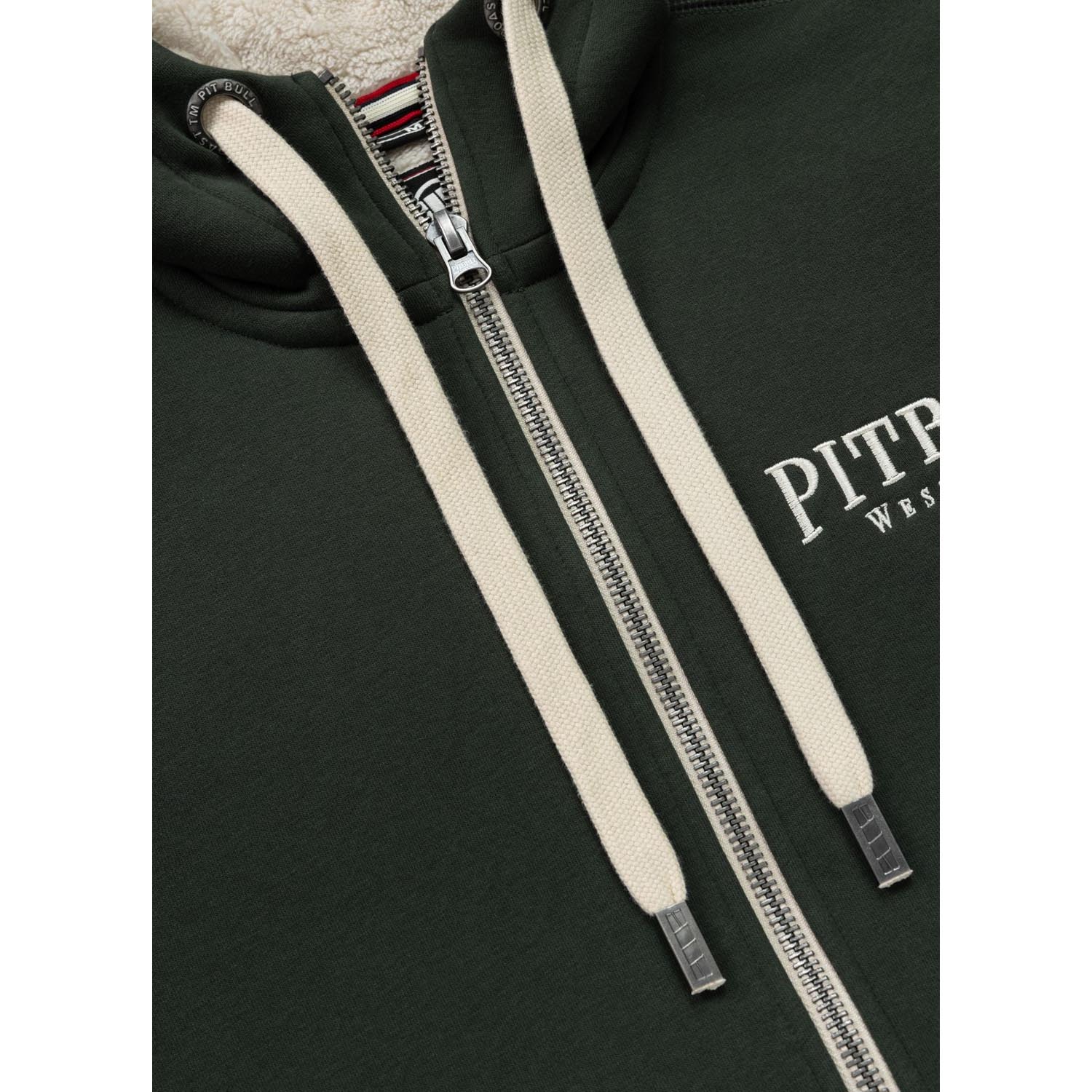 Pit Bull West Coast Zip Hoody, Ruffin Detroit, green, XXXL