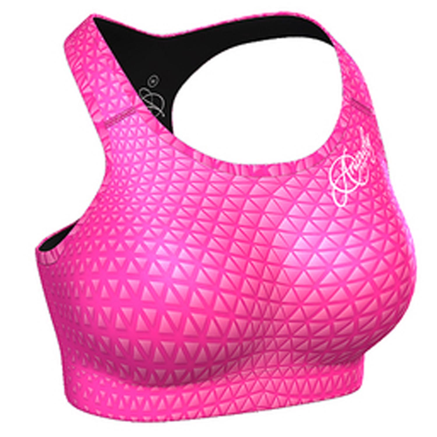 Anarchy Apparel Sports Bra, Magenta, XS
