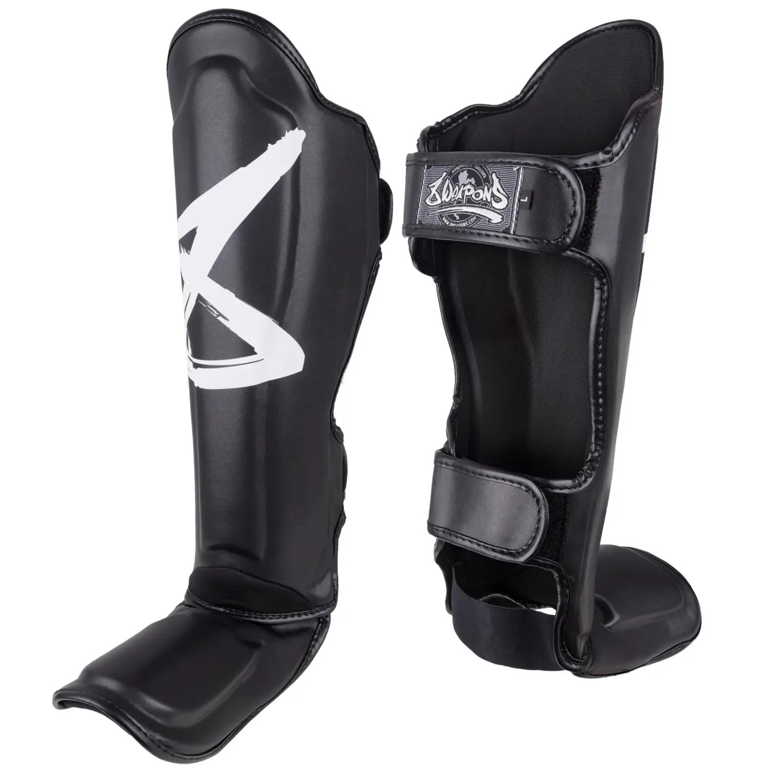 8 WEAPONS Shin Guards, BIG 8 Premium, black, M