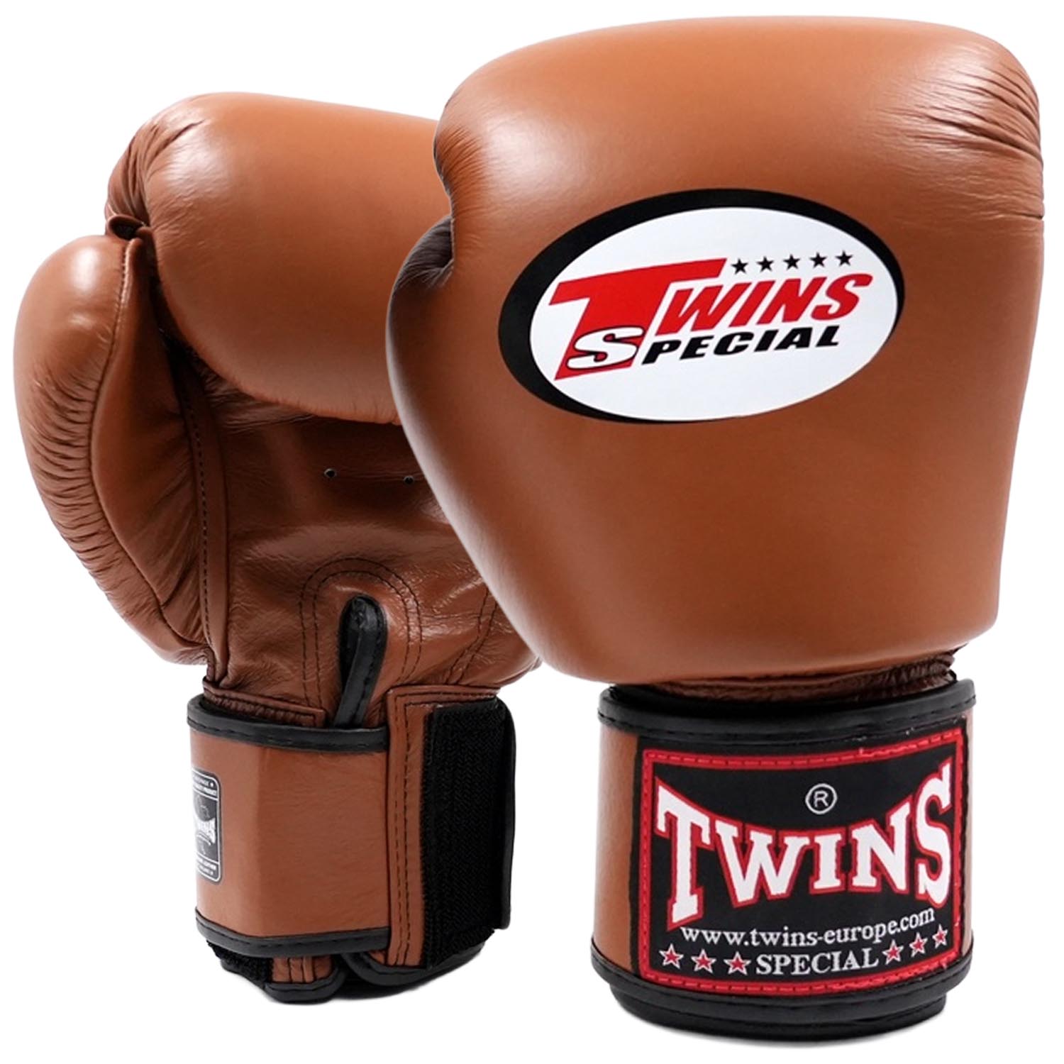 TWINS Special Boxing Gloves, Leather, Retro, 14 Oz