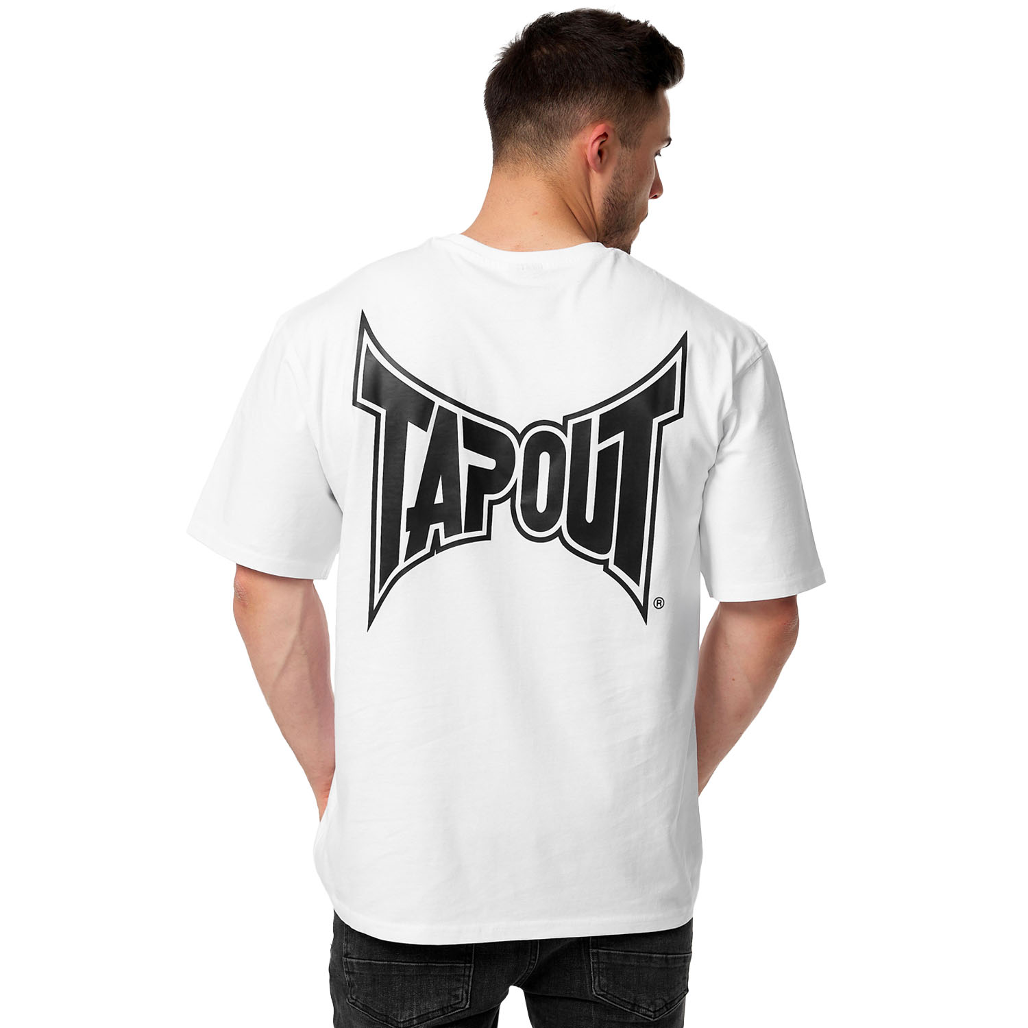 Tapout T-Shirt, Creekside, white-black, S