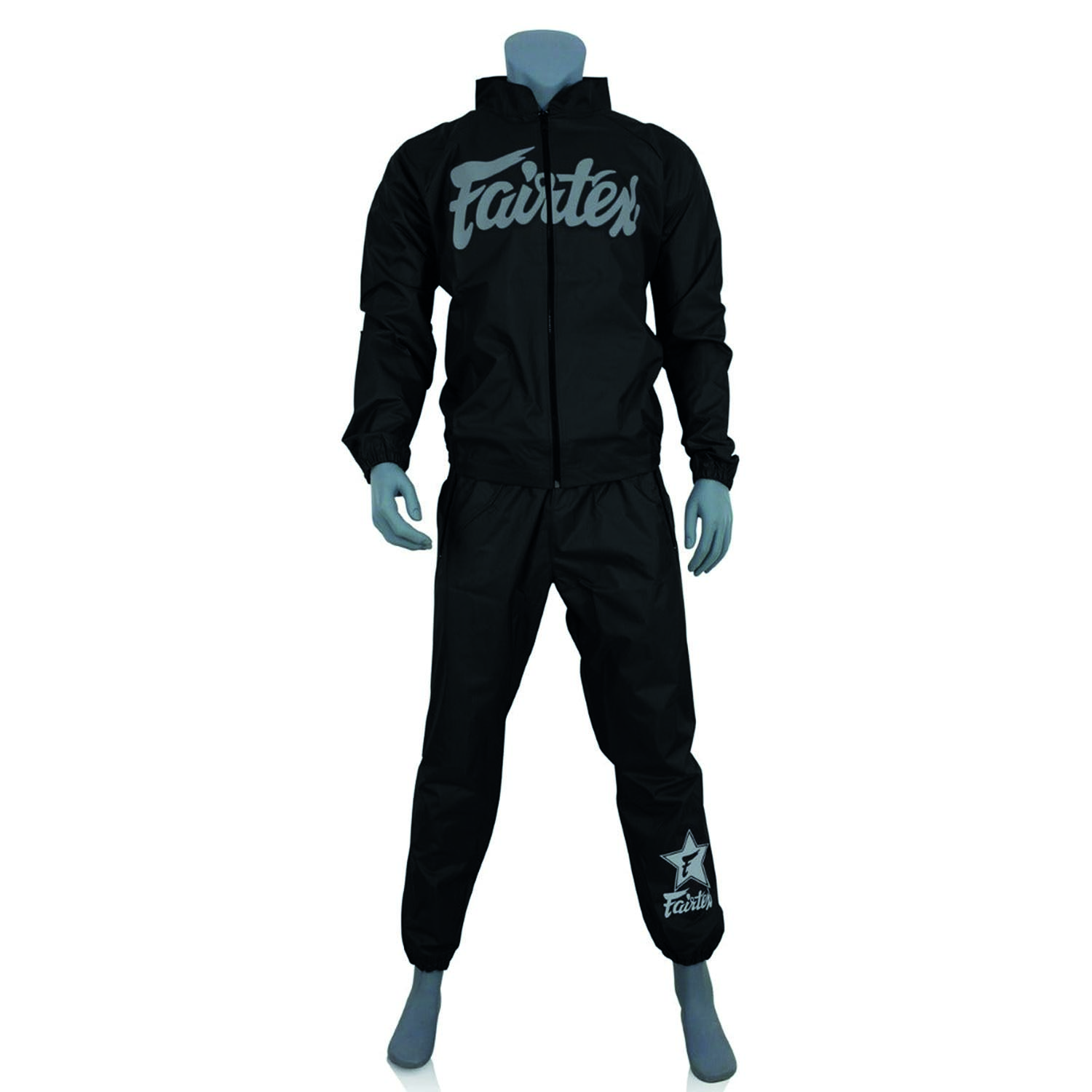 Fairtex Sauna Suits, VS3, black-grey