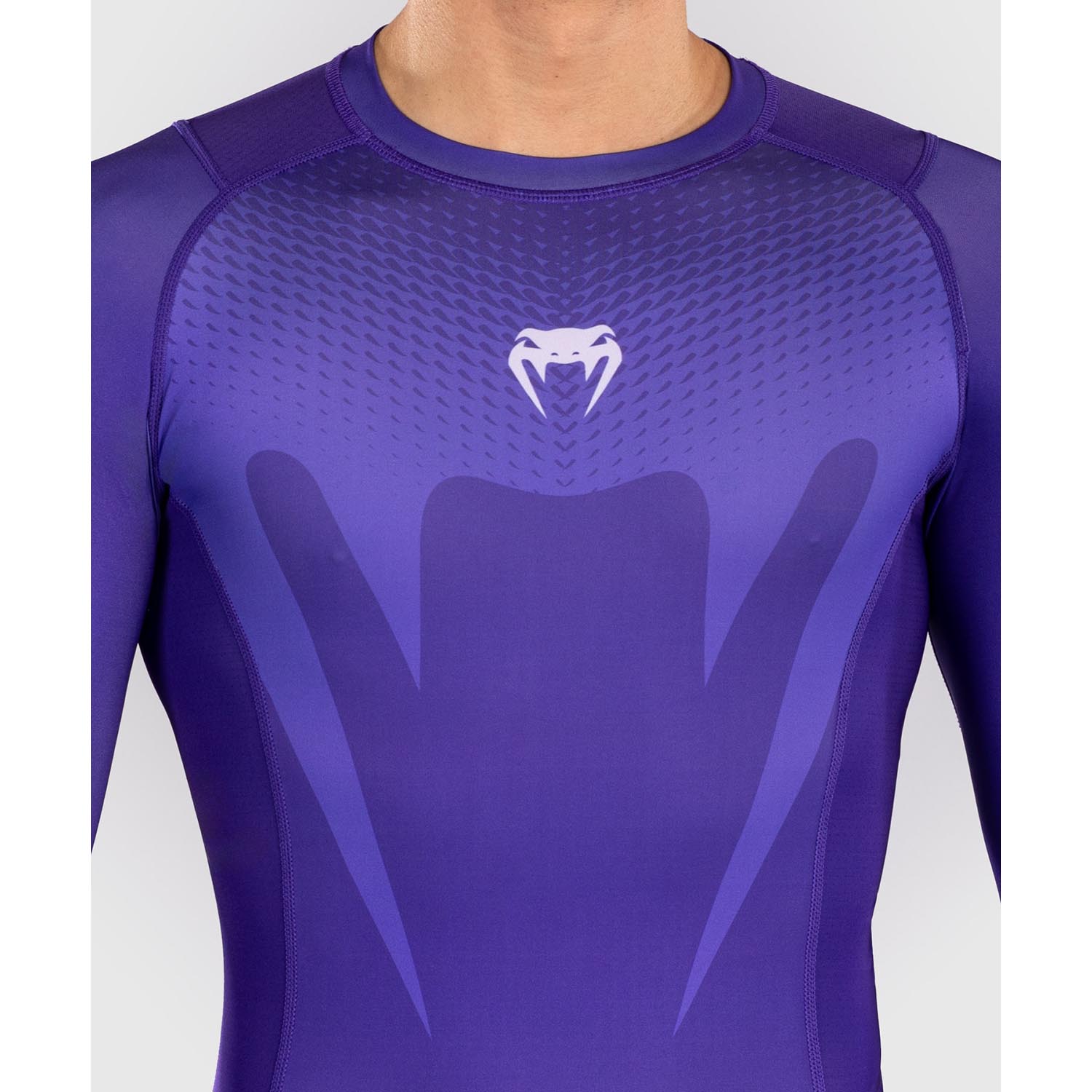 VENUM Rashguards, L/S, No Gi, purple, XXL