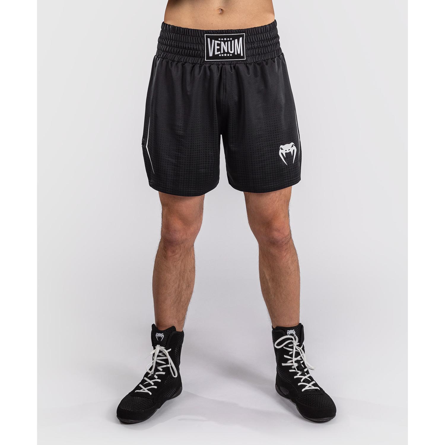 VENUM Boxing Pants, Stealth, black-white, XXL