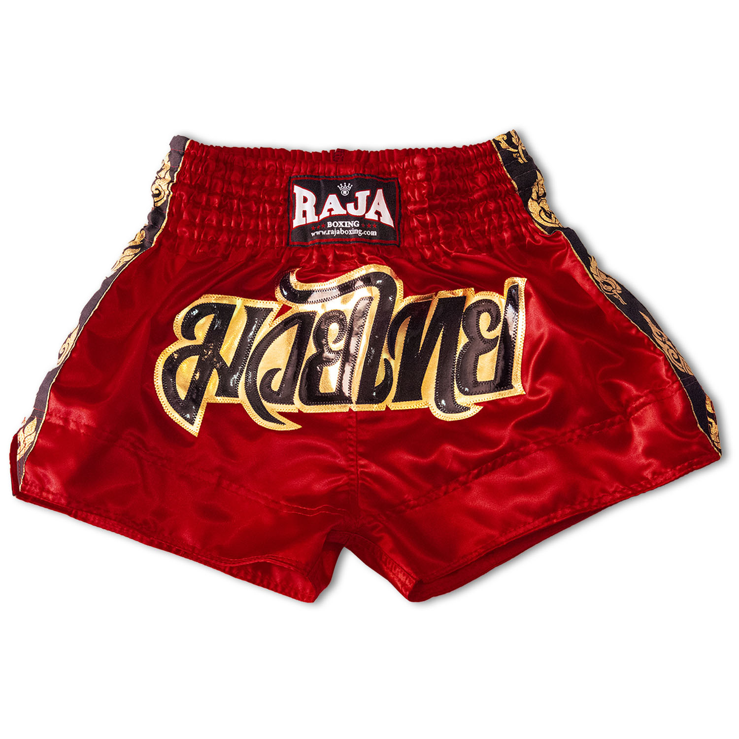 RAJA Boxing Muay Thai Shorts, Lai Thai, red, M