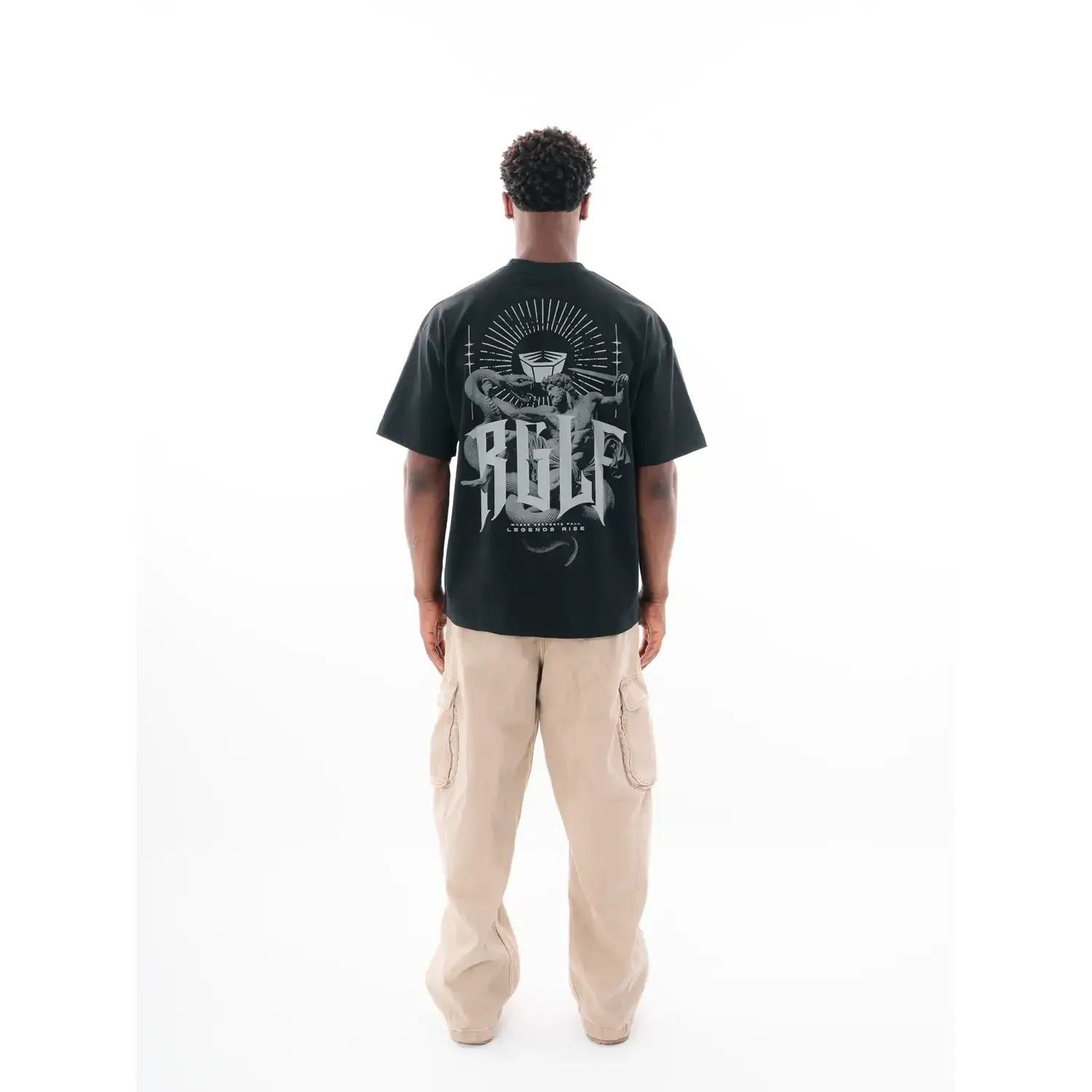RINGLIFE T-Shirt, Oversized, Serpent, black, XXXL