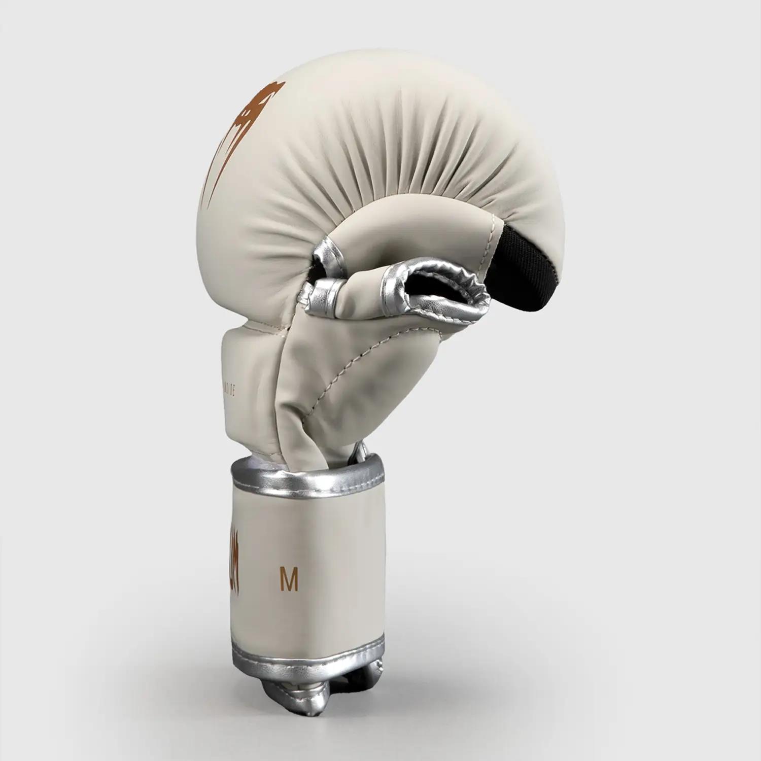 VENUM MMA Sparring Gloves, Contender 1.5, ivory-gold, L/XL